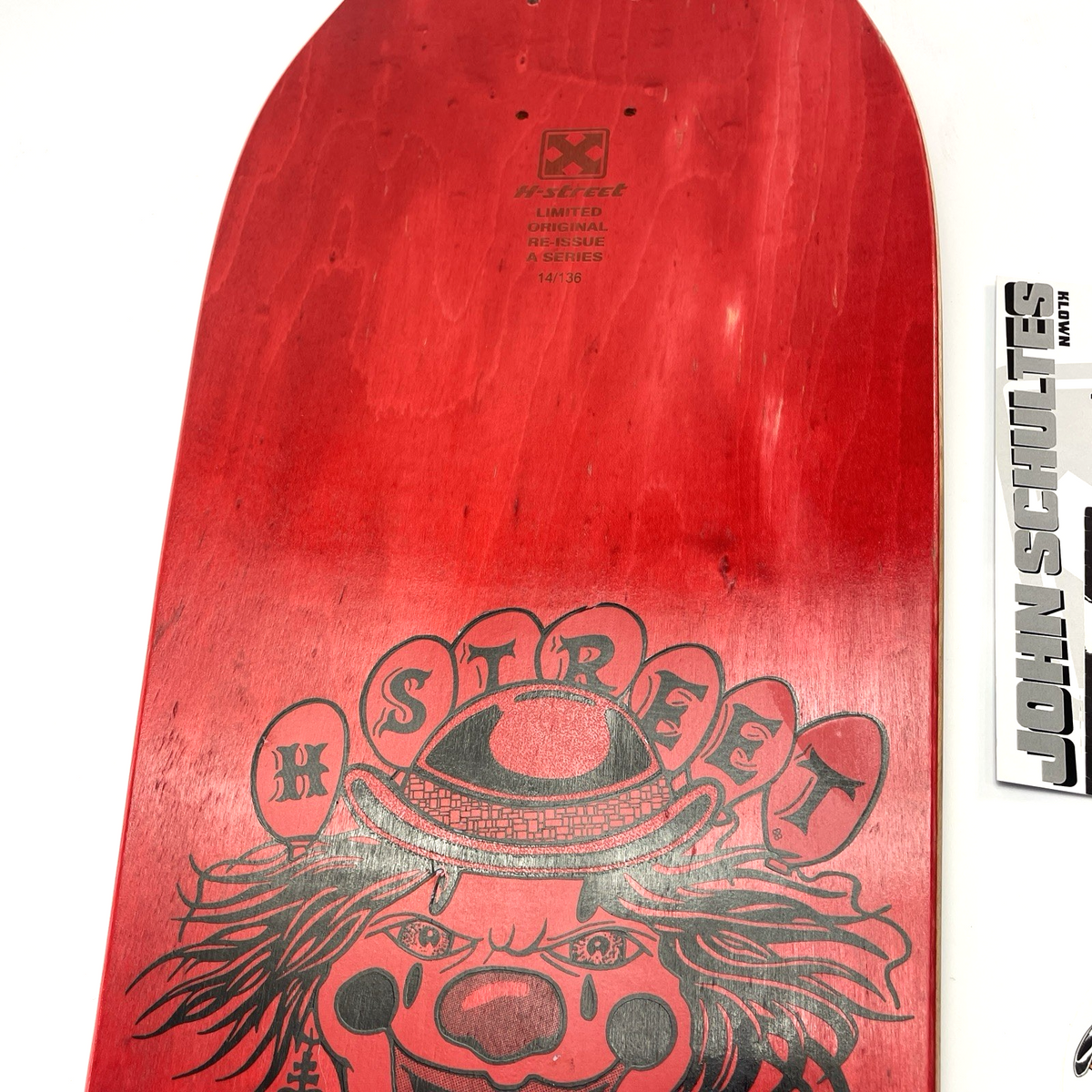 John Schultes A Series Clown H-Street Skateboard Deck Limited Edition #14 of 136