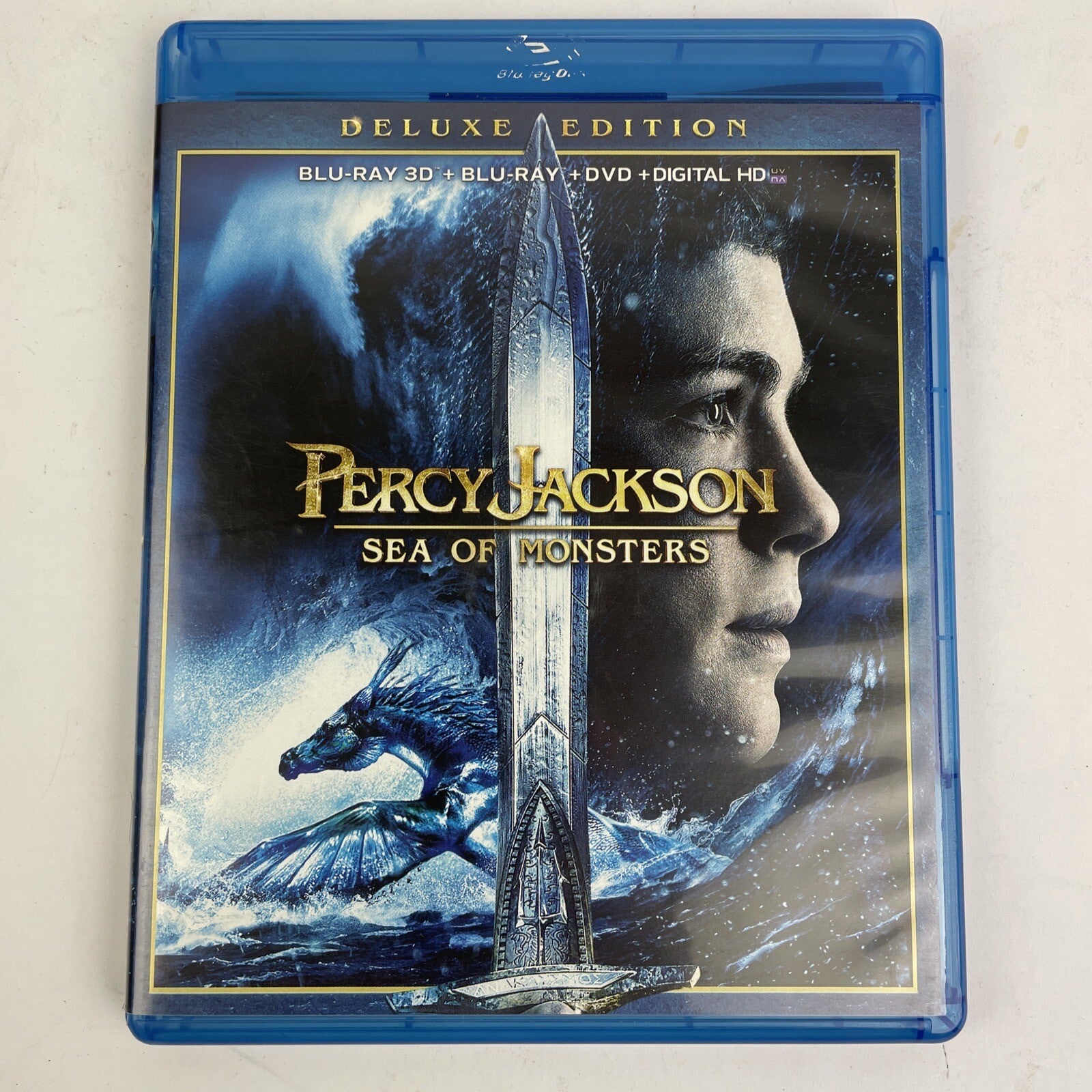 Percy Jackson : Sea of Monsters ( Blu-ray/DVD + DigitalHD ) Deluxe Edition MINT