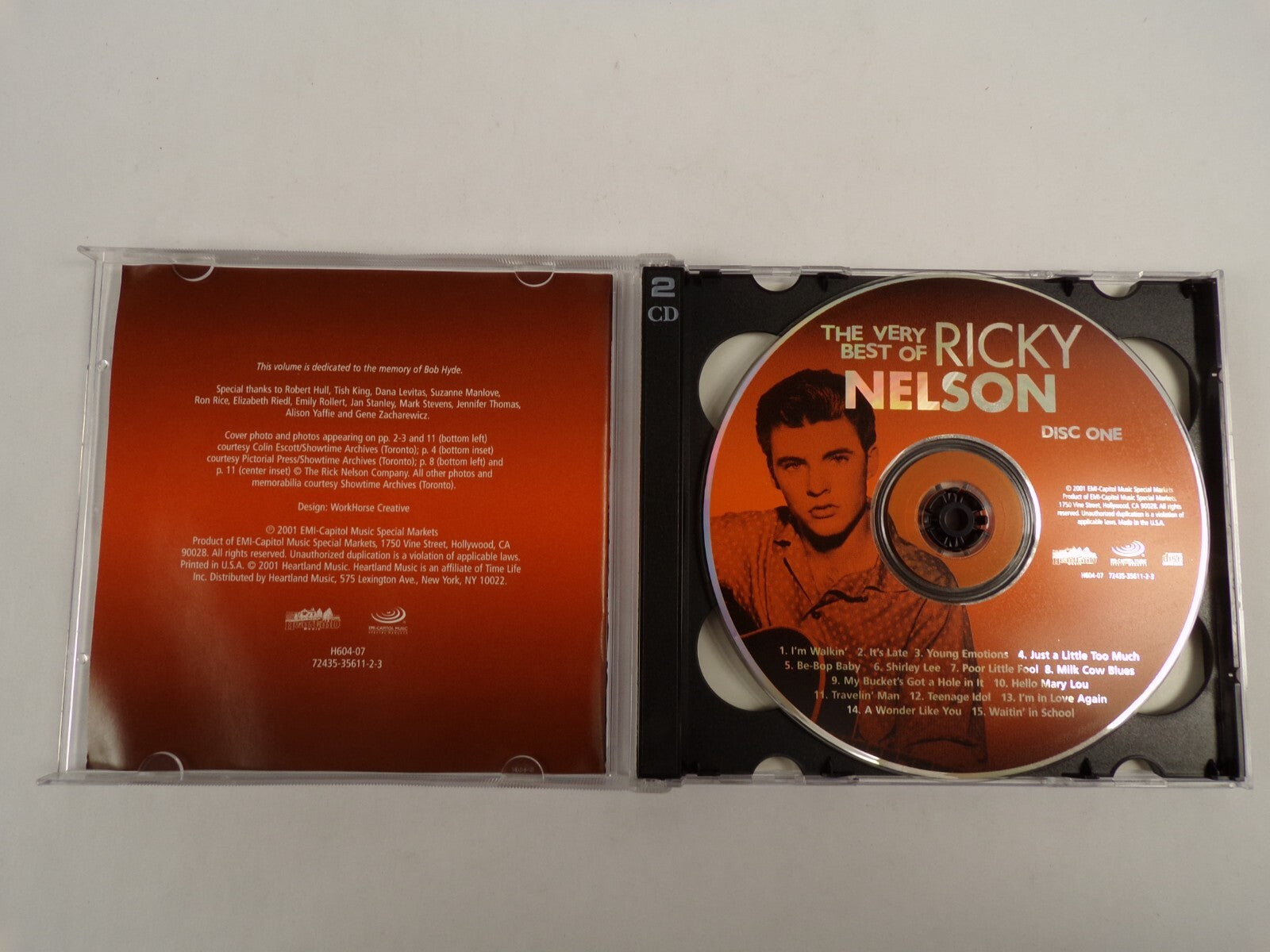 The Very Best Of Ricky Nelson Be Bop Baby Shirley Lee CD#49