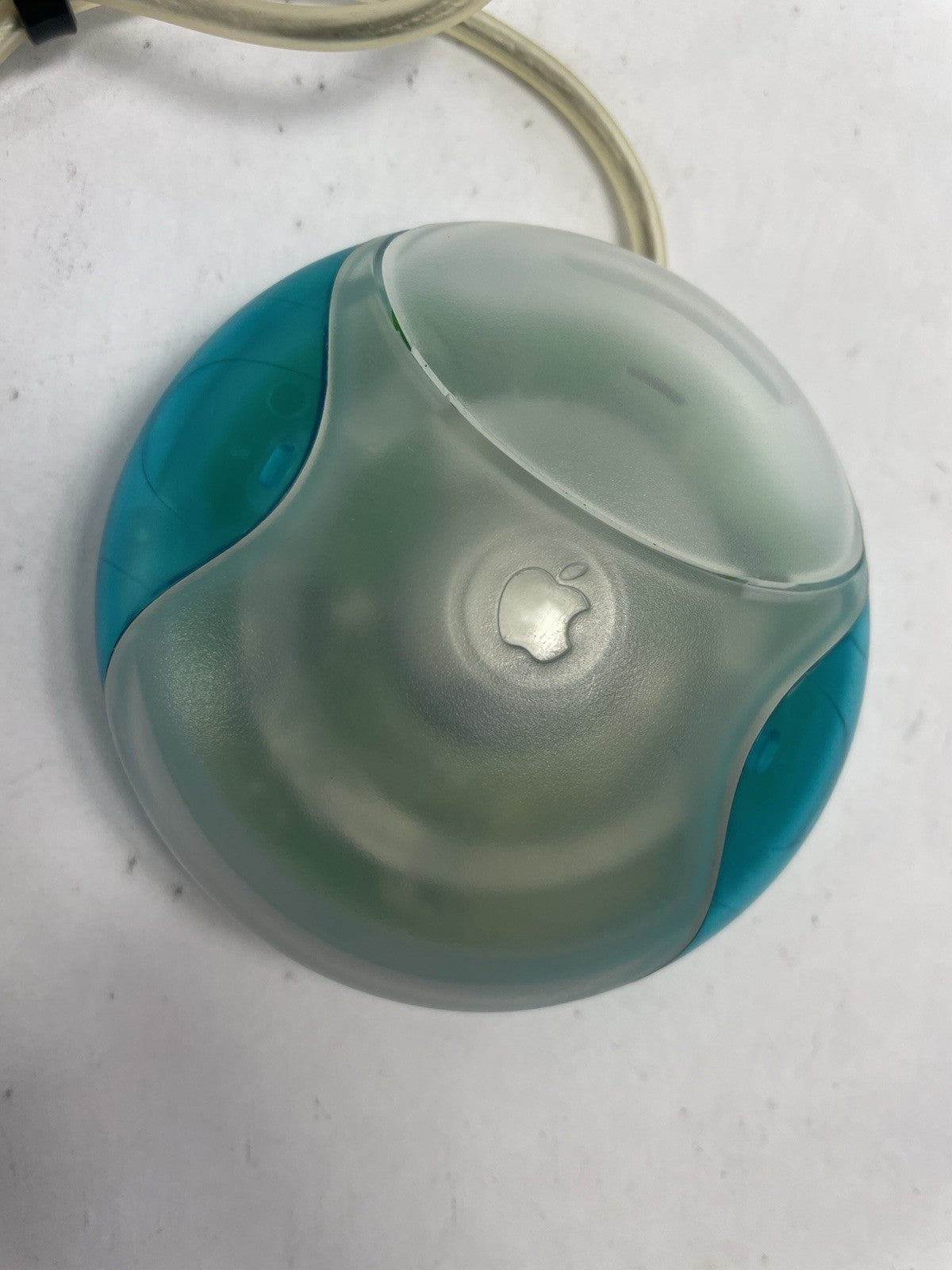 Vintage Apple USB Mouse Model Number M4848 For Home or Office Use BLUE
