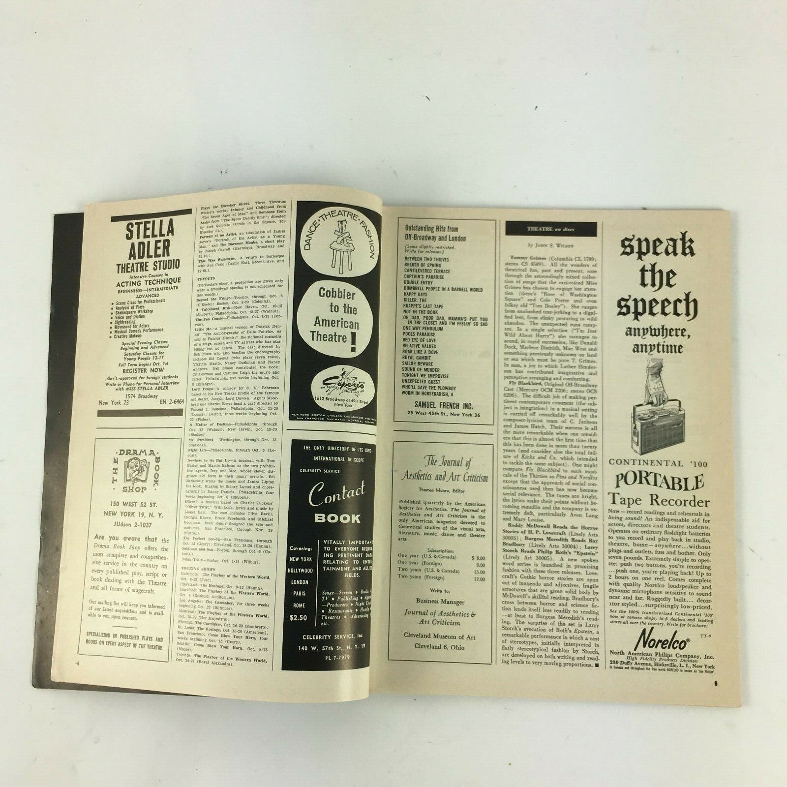 October 1962 TheatreArts Magazine The Complete Play All the Way Home by TadMosel