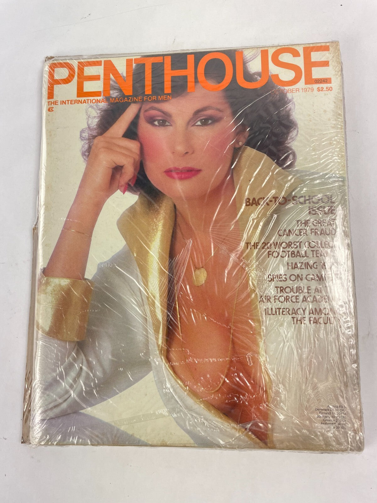 October 1979 Penthouse Magazine Back to School Issue The Great Cancer Fraud