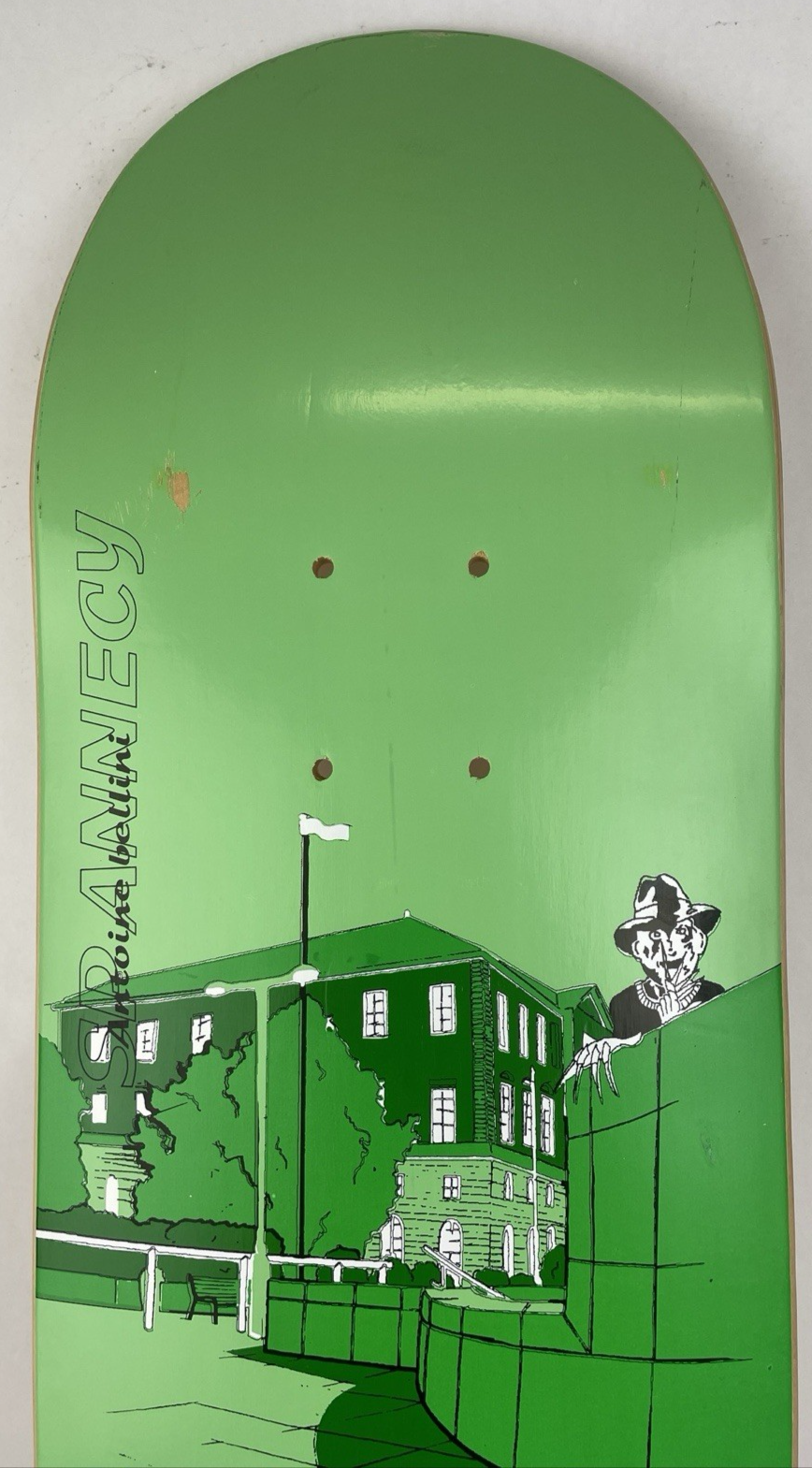 Vintage SP ANNECY France Antione Bellini Pro Model Skateboard Deck " Freddie "
