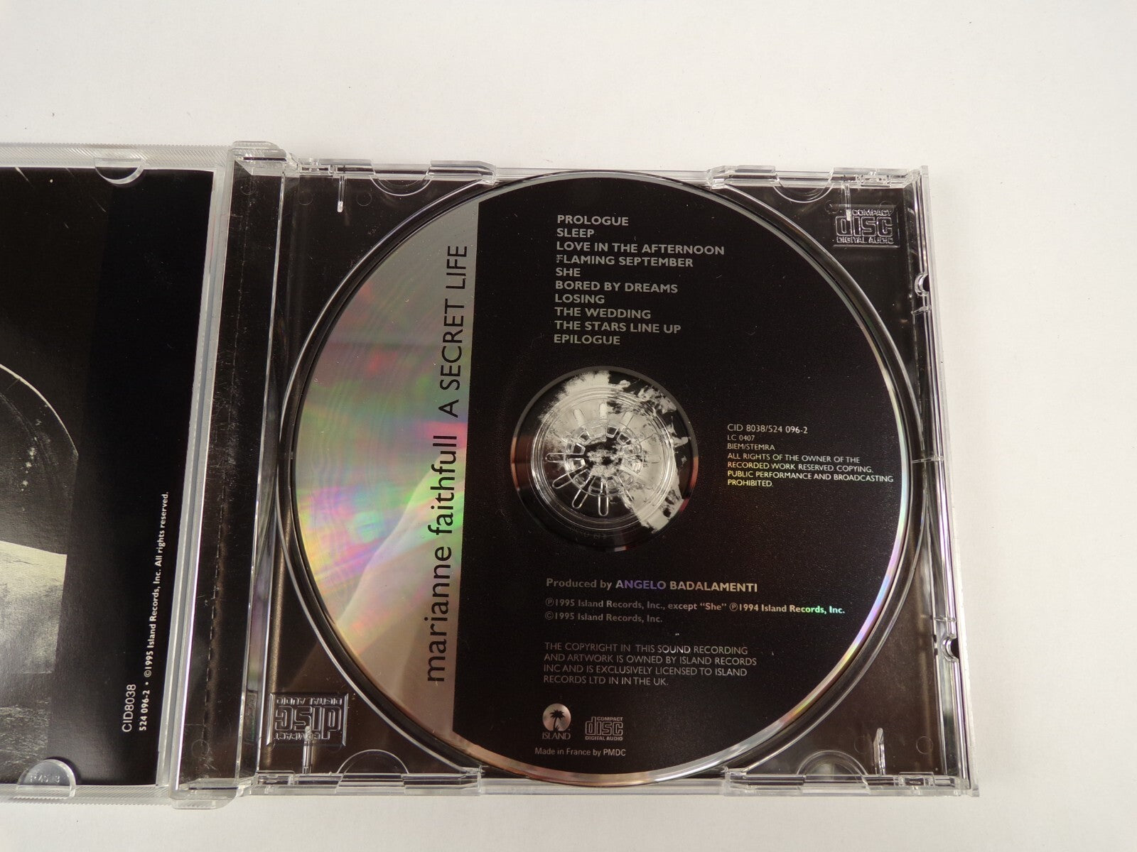 Marianne Faithfull A Secret Life prologue Sleep She Losing Epilogue CD#43