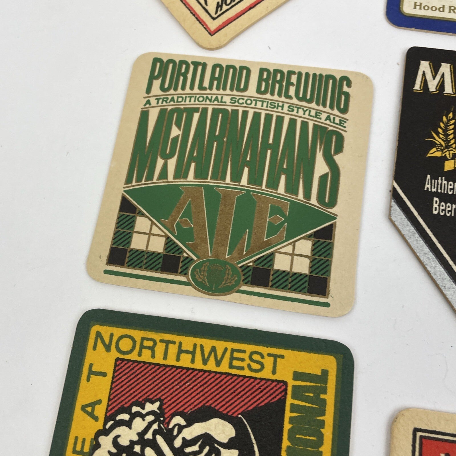Retro Beer coasters Lot of 20 ALL DIFFERENT Import & Domestics Home Bar Vintage
