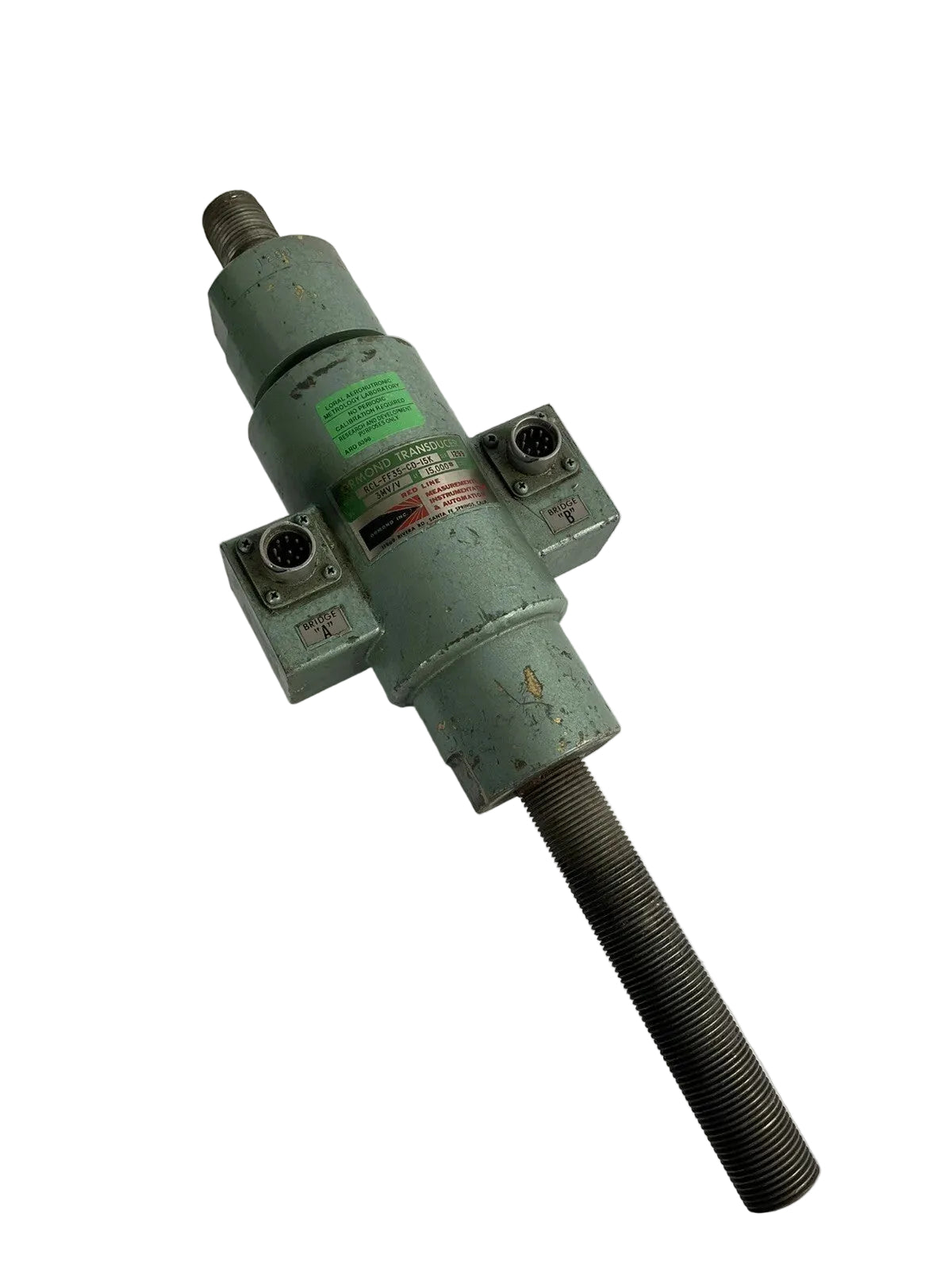 Ormond RCL-FF35-CD-15K Load Cell Transducer 100lb 3mv/v - 30 Day Wty