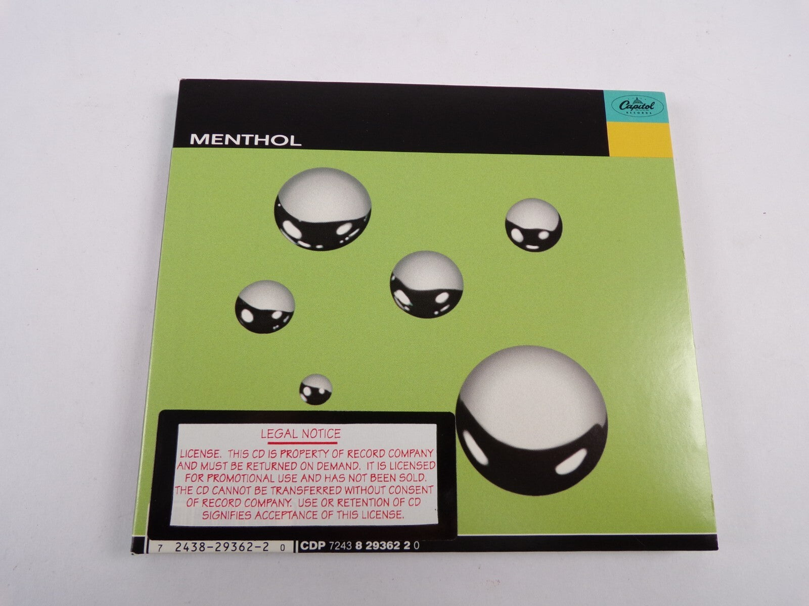 Menthol USA Capable Francis Scott Key Stress Is Best Honorbound CD#60
