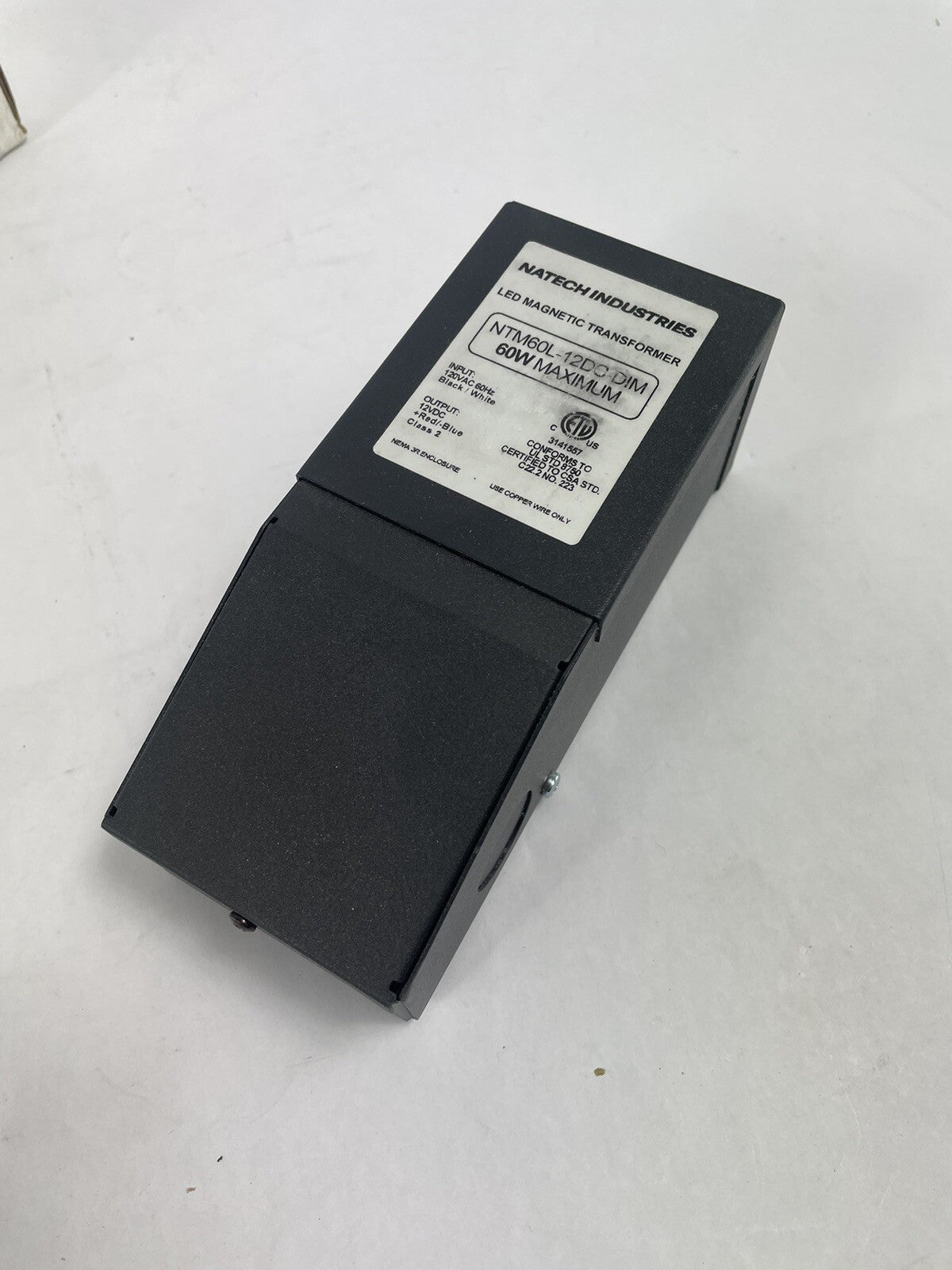 Natech Industries Converter NTLM60L-12DC 12V Dimmable Transformers LED Driver