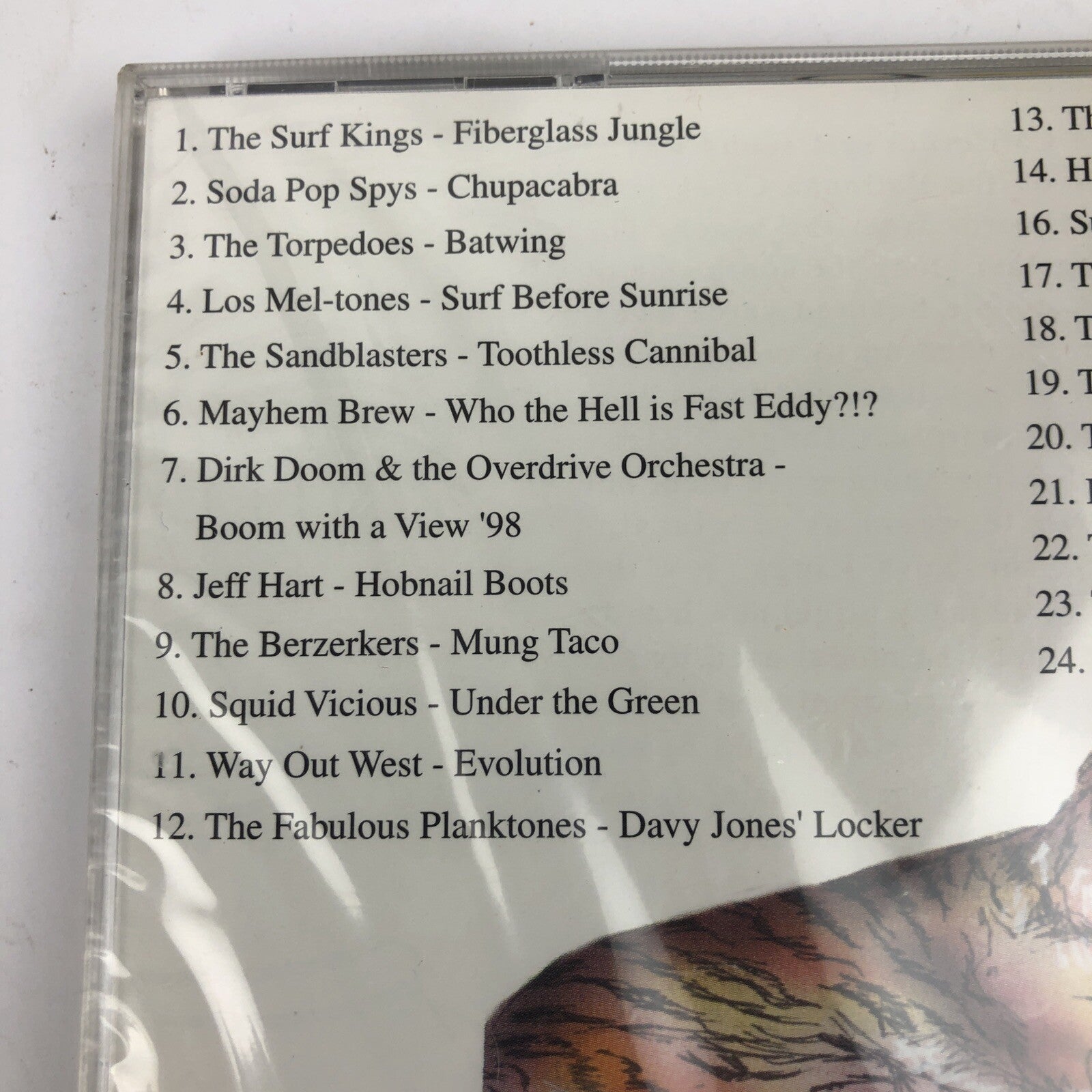 Fibreglass Jungle - Deep Eddy Records Various Artists Surf Rock CD - RARE - #6