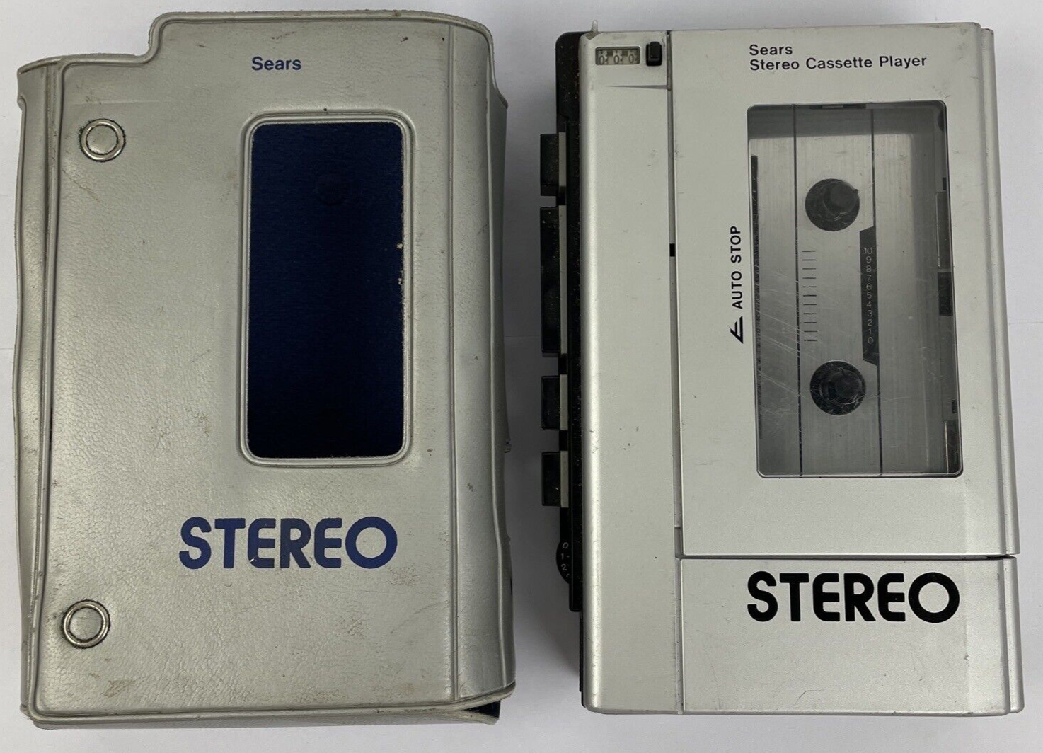 Sears Portable Cassette Recorder Model 564.21700150 w Case Made in Japan - RARE