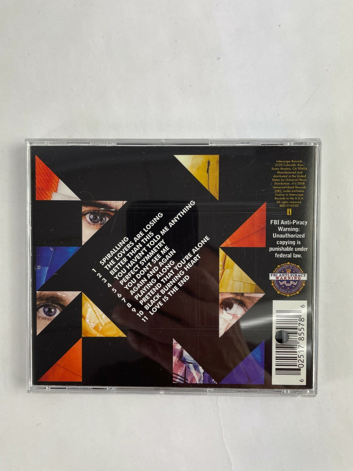 Keane Perfect Symmetry Disc Q11