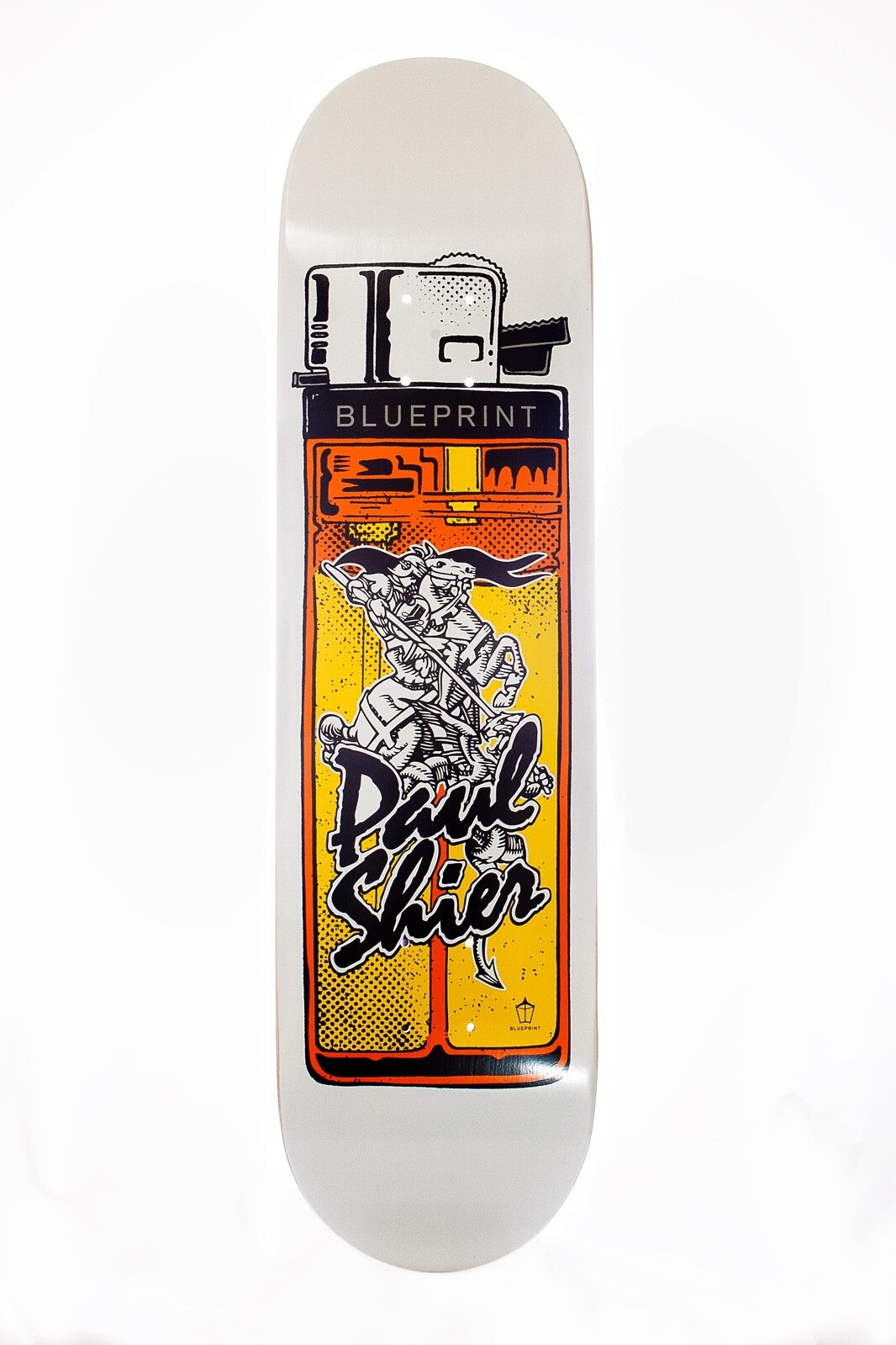 BLUEPRINT skateboards deck 8.25” RARE quality Paul Shier Strike a Light