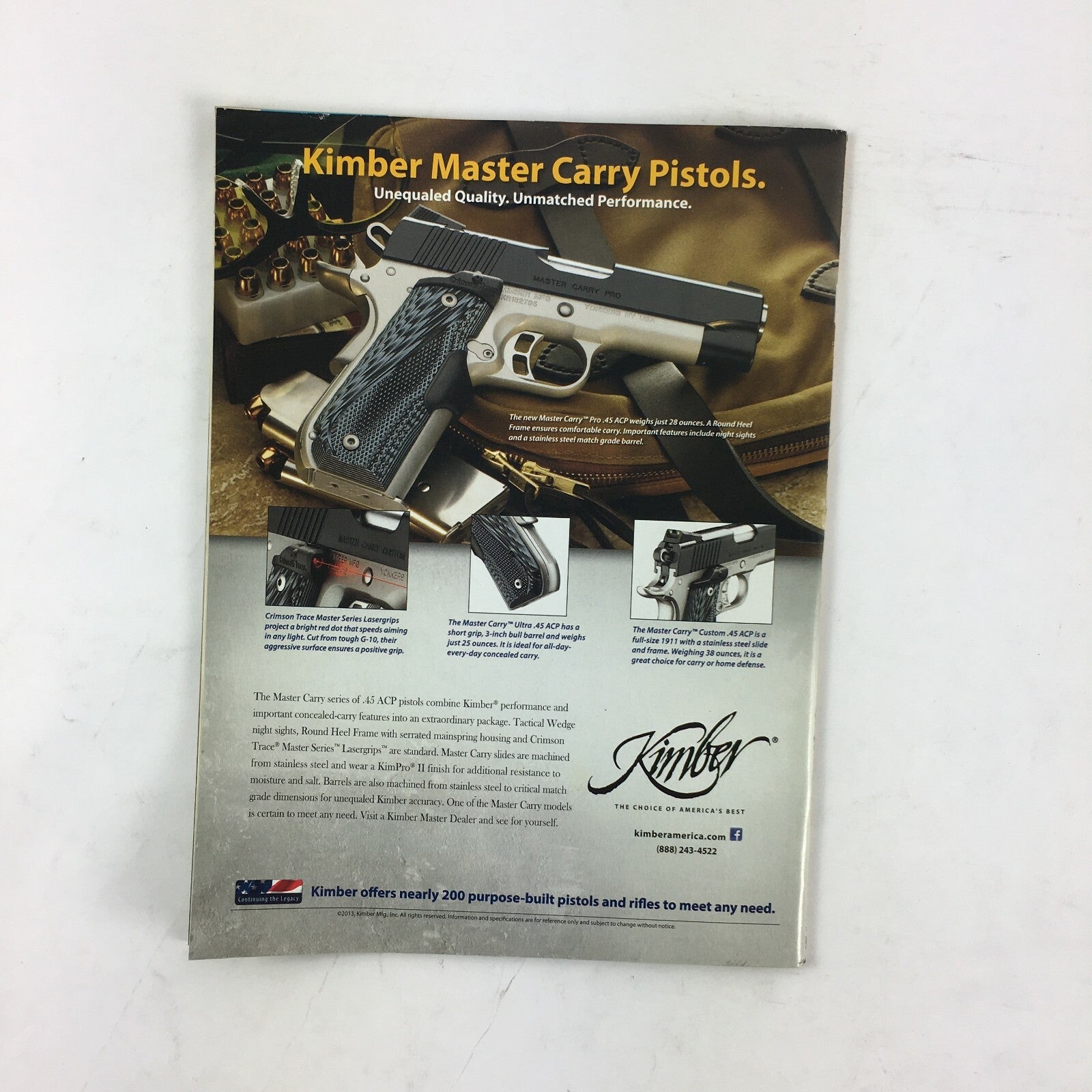 March 2014 Guns & Ammo Magazine Sig Nails It! Modular P320 9mm & .40 Now .45 ACP