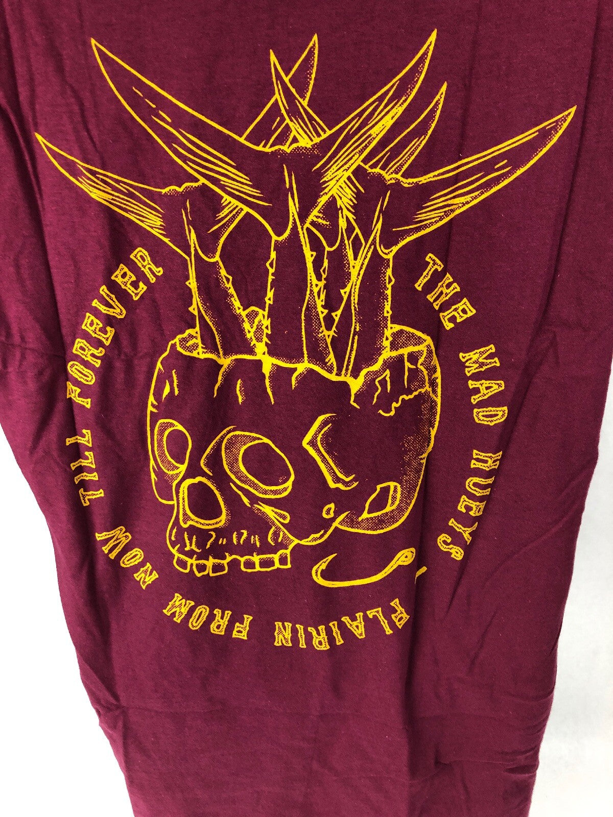 NEW Original THE MAD HUEYS Men’s Fishing Camping Tuna And Skull T-Shirt Medium