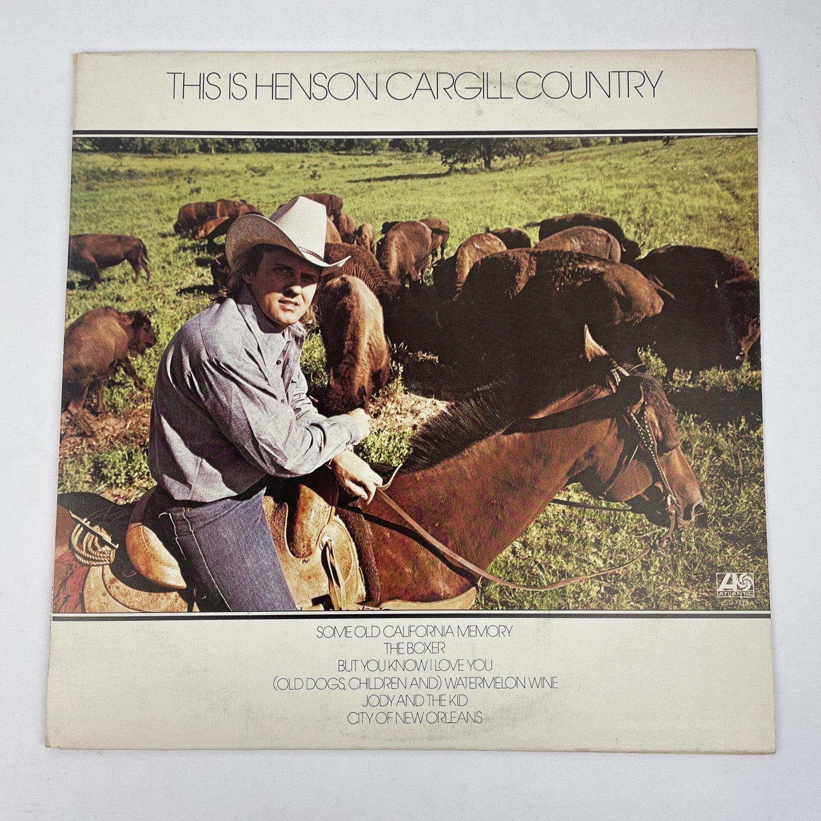 Henson Gargill This Is Henson Cargill Country 1973 Atlantic Country Lp Record