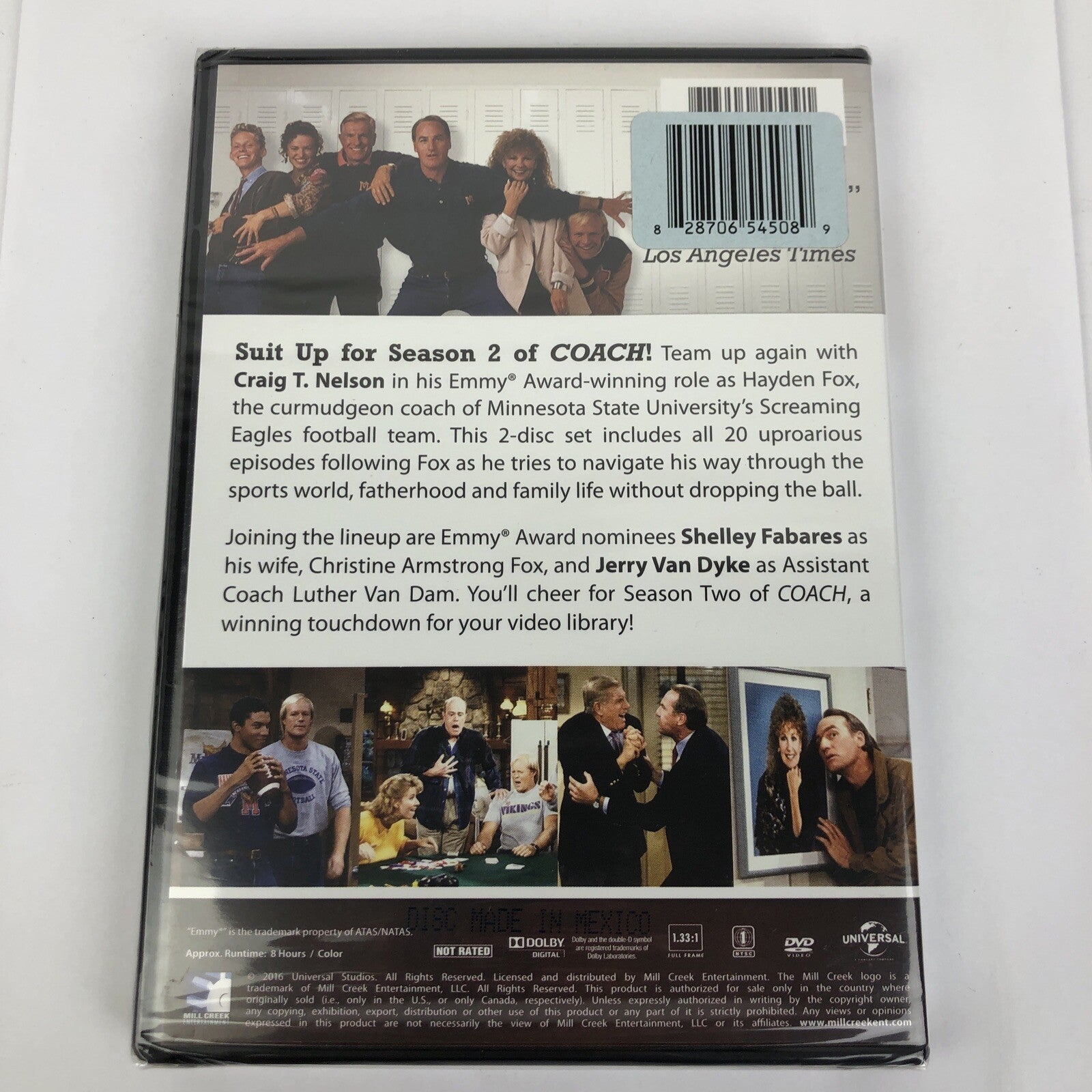Coach - The Second Season (DVD, 2016, 2-Disc Set) Craig T. Nelson Jerry Van Dyke
