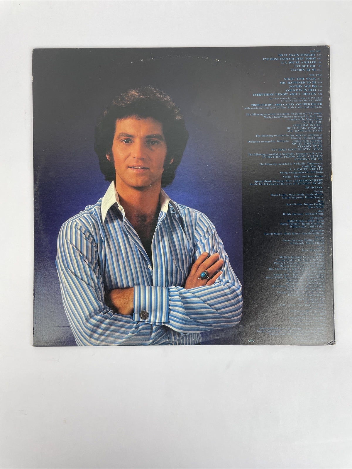 LARRY GATLIN "O'BROTHER" 12" VINYL 33 RPM LP MONUMENT RECORDS MG7626 1978