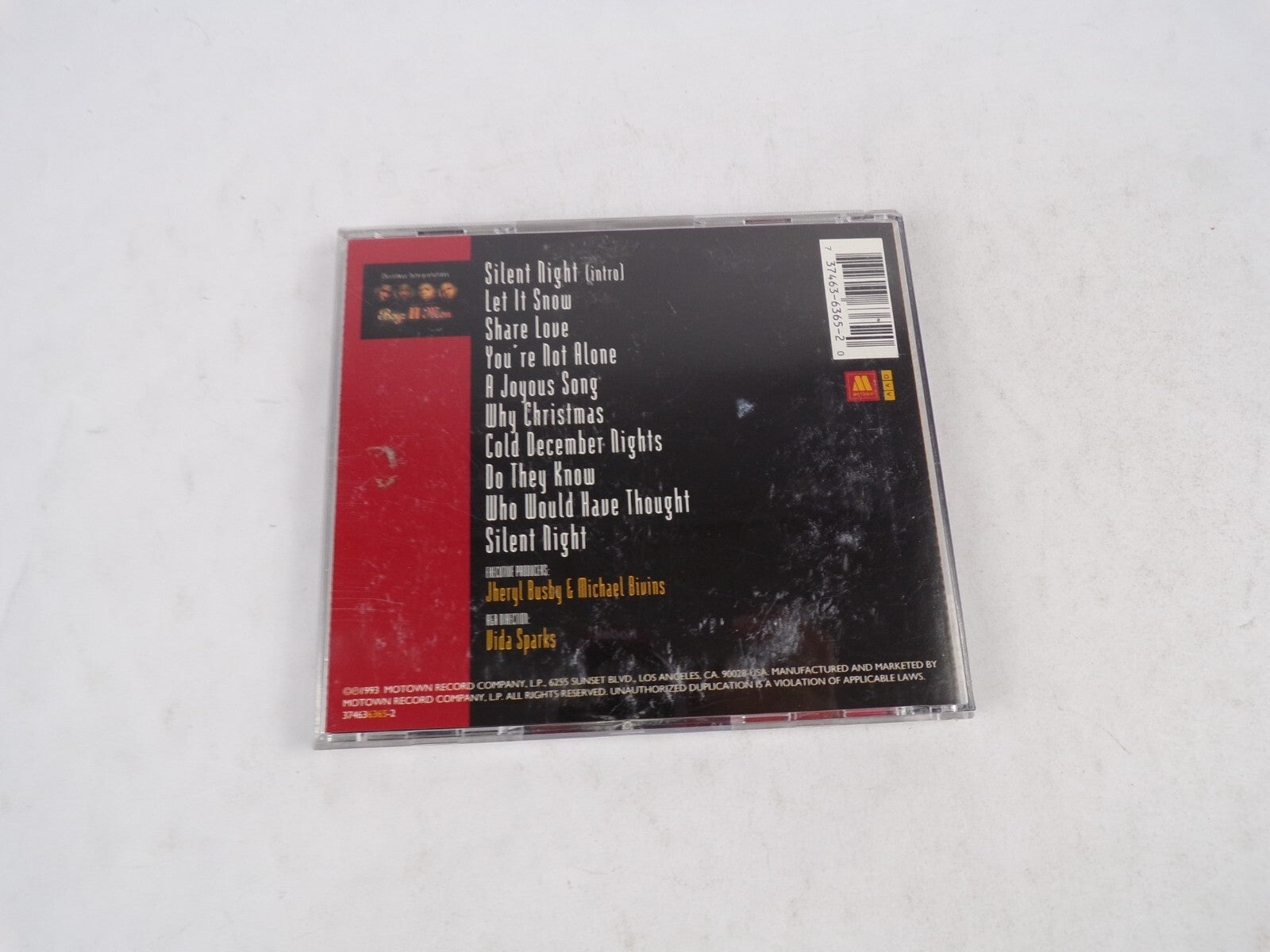 Christmas Interpretations Boys II Men Silent Digit Cintrol Let It Snow CD#34