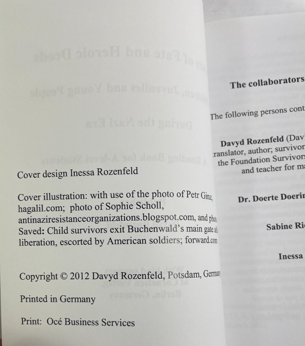Twists of Fate and Heroic Deeds of Children Juveniles and Young People Nazi Era