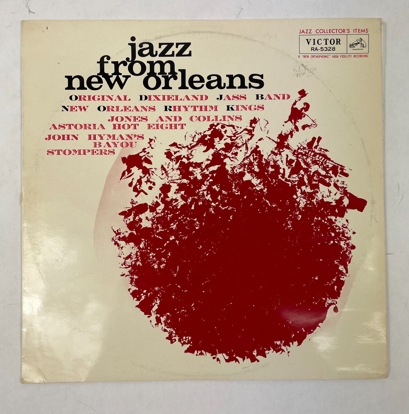 Jazz From New Orleans Dixieland Jass Jones and Collins Stompers Vinyl Record