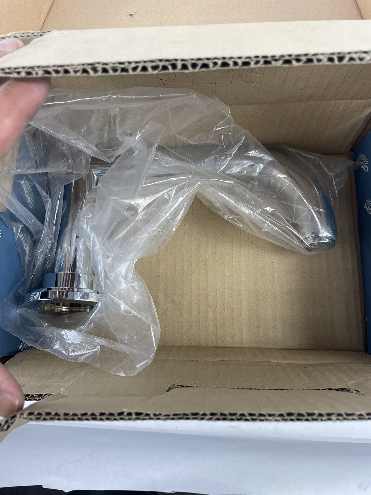 Grohe Atrio 12130 045 polished chrome Roman deck mount bathtub spout
