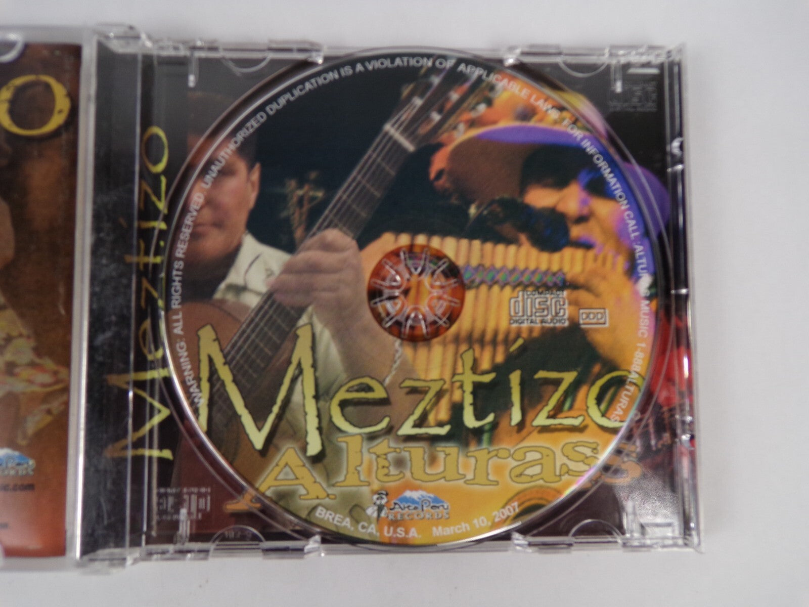 Mestizo Alturas Greatest Hits CD #9