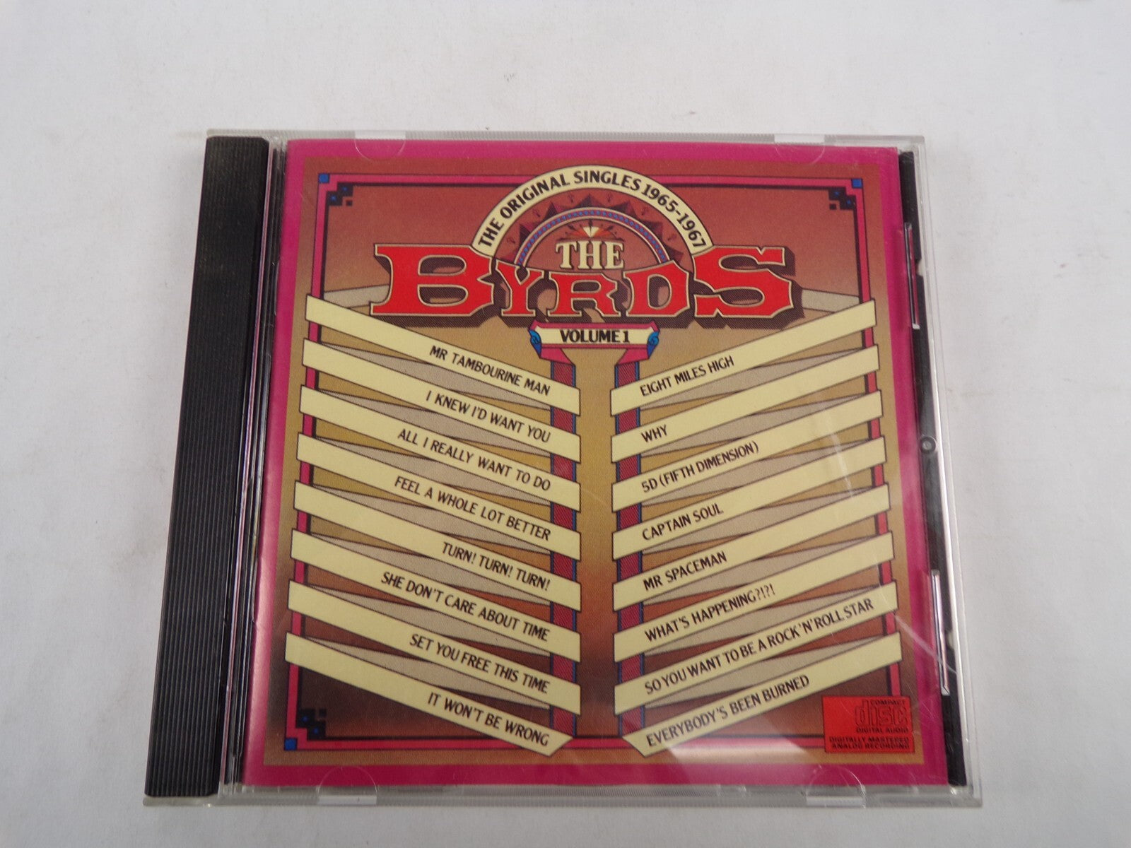 The Byrds Original Singles 1965-1967 Volume 1 Mr Tambourine Man Why CD#57