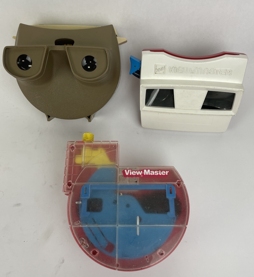 Lot of 3 x Vintage GAF Viewmaster 3D Lighted Disney 1964 White House - RARE FIND