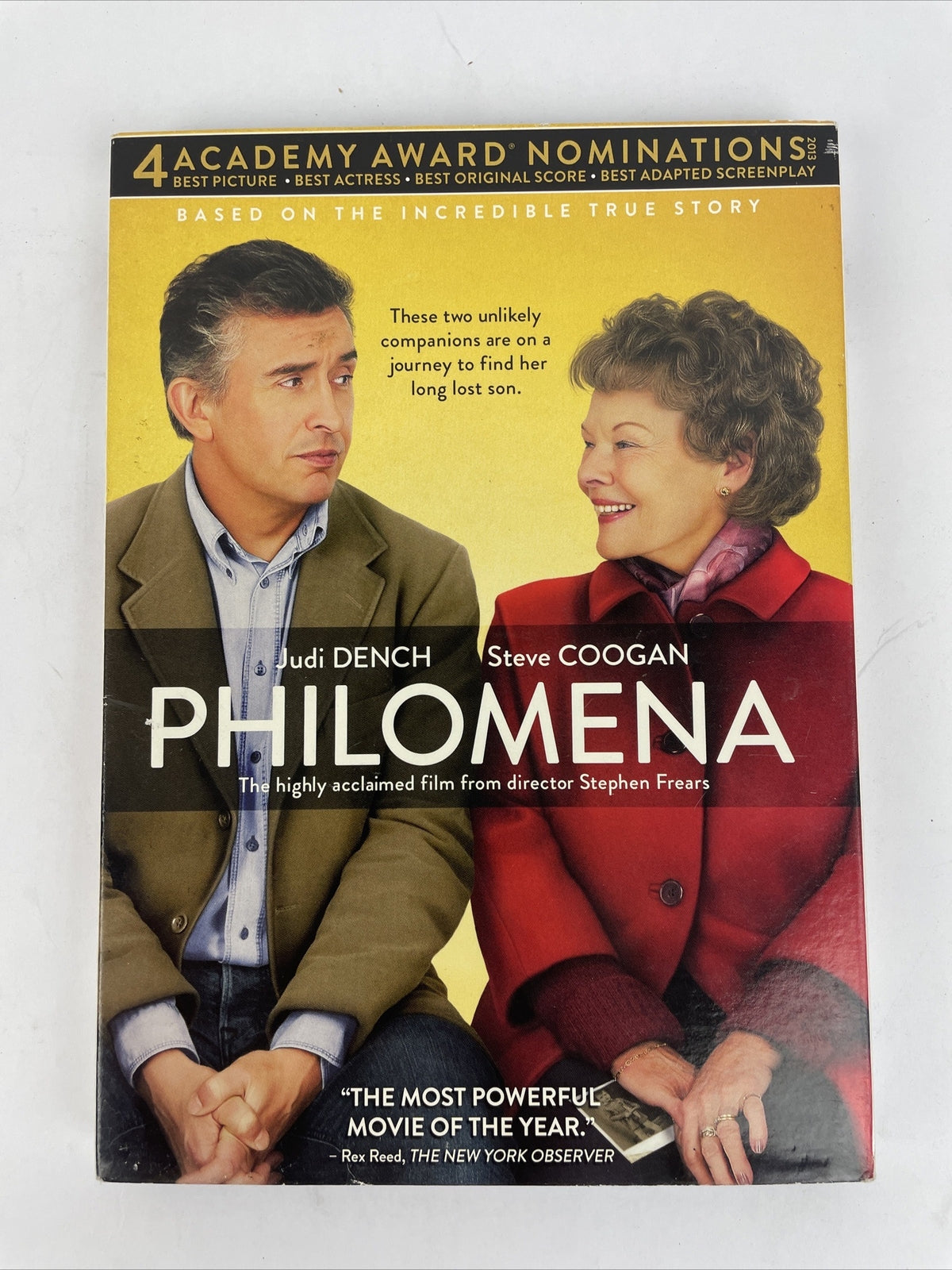 Philomena - DVD Video Judi Dench, Steve Coogan w Special Features - VGC