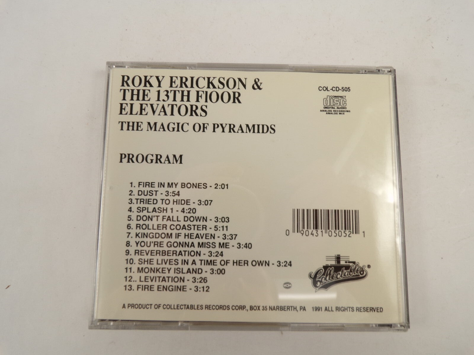 Roky Erickson & The 13th Floor Elevators The Magic Of The Pyramids Dust CD#45