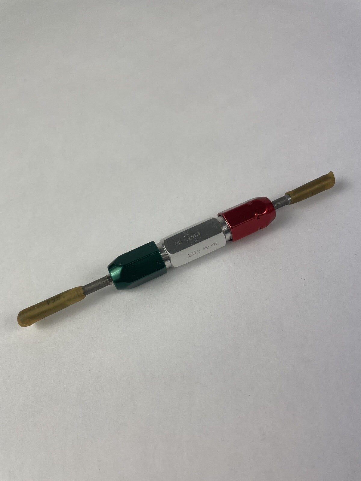 Reversible Plain Go NoGo Pin Plug Gage Gauge with handle X= .1864 & .1872