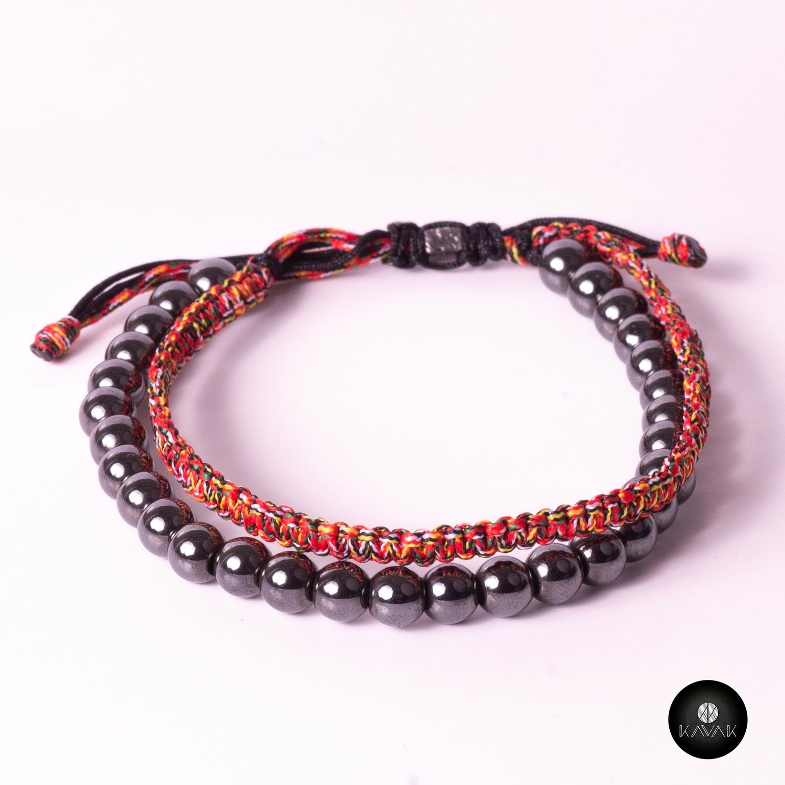 Kavak handmade double wrap adjustable women's bracelet