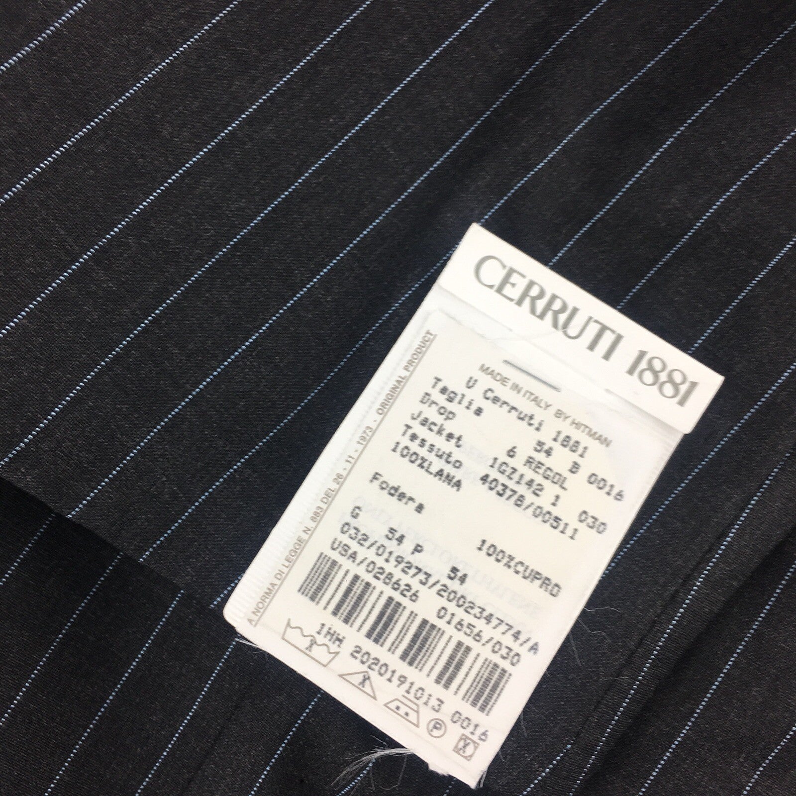 Cerruti 1881 - 2 Piece Suit - with Trousers - Wool size 44 US 52 IT XL