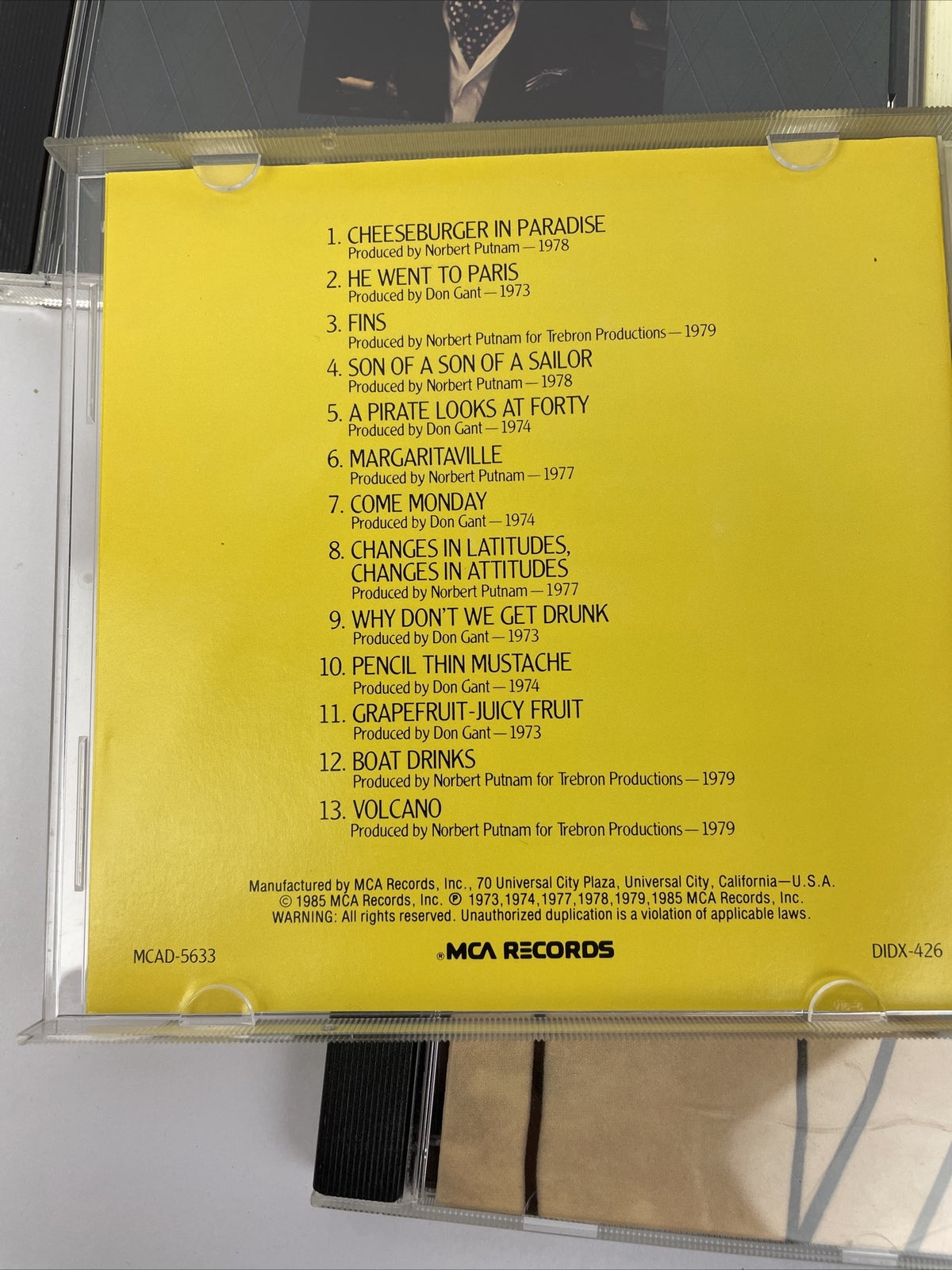Jimmy Buffett CD Lot of 5: A SAILOR FRUIT CAKES Banana Wind American Storyteller