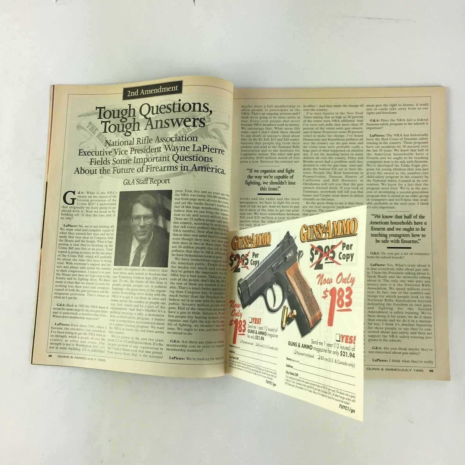 July 1995 Guns & Ammo Magazines Firepower The New Magnum Snubbies .380 ACP