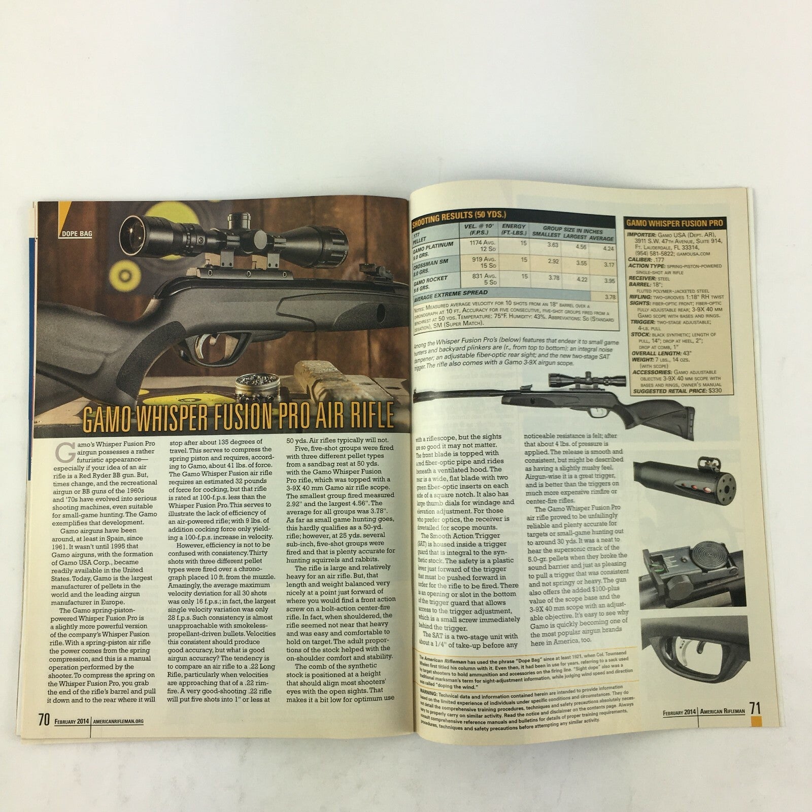 February 2014 American Rifleman Magazine The Only Truth Obama Fears