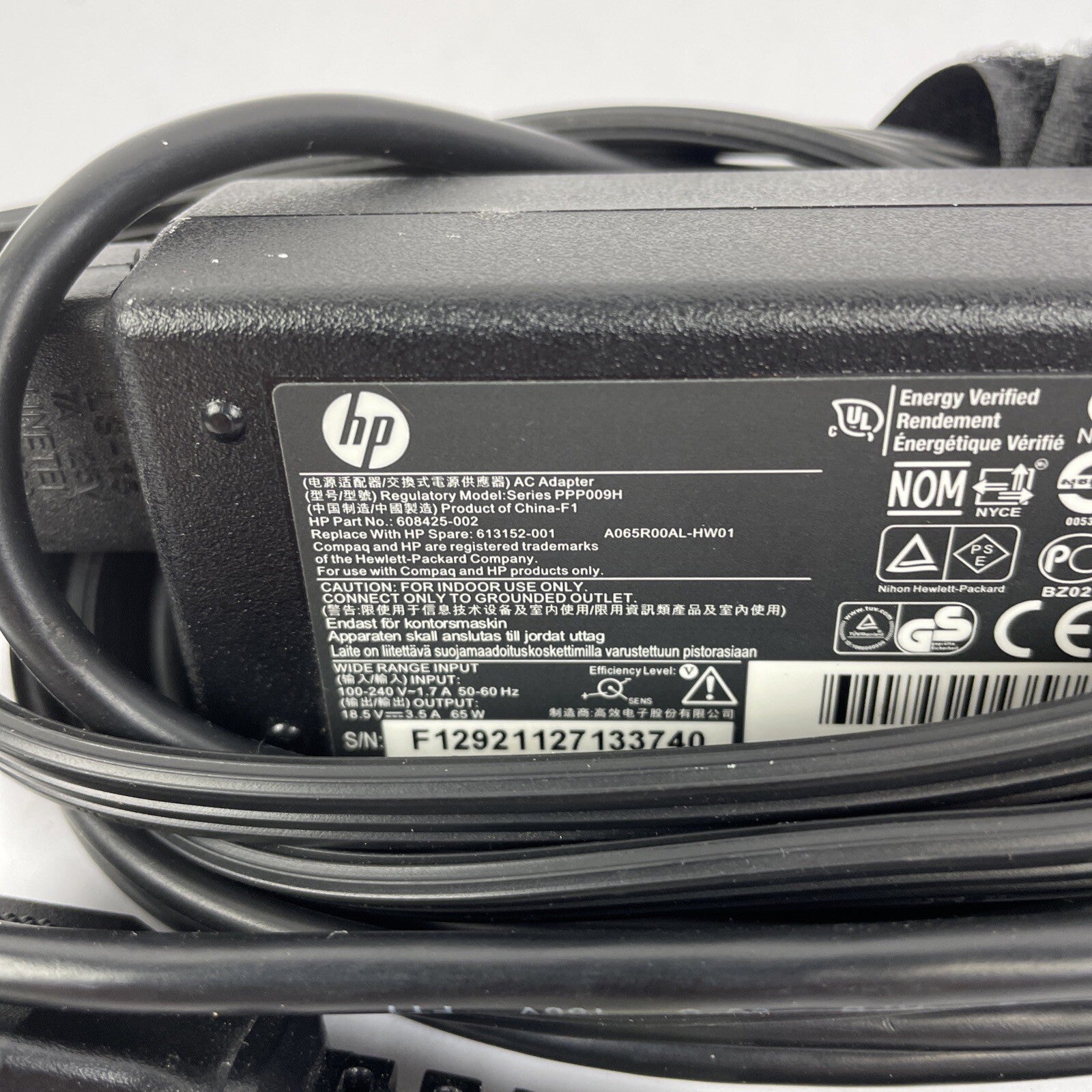 OEM AC Adapter HP PPP009H PPP012H-S PPP012L-S PPP014H-S PPP014L-S PPP014L-SA A00