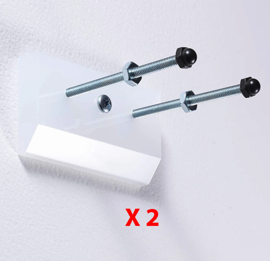 Clear Skateboard Wall Mount SK8 Hanger for Skateboarding Deck Display
