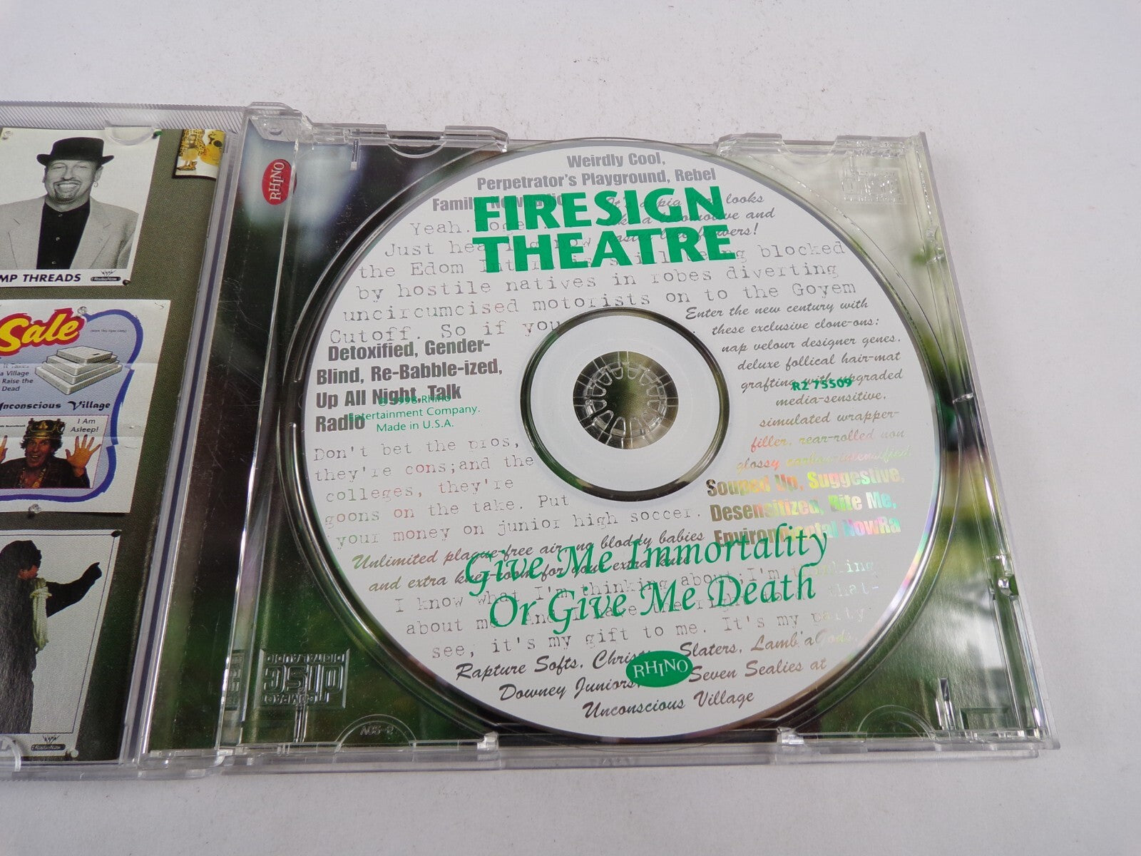 Firesign Theatre Give Me Immortality Or Me Death Eyeballs In The Sky CD#14