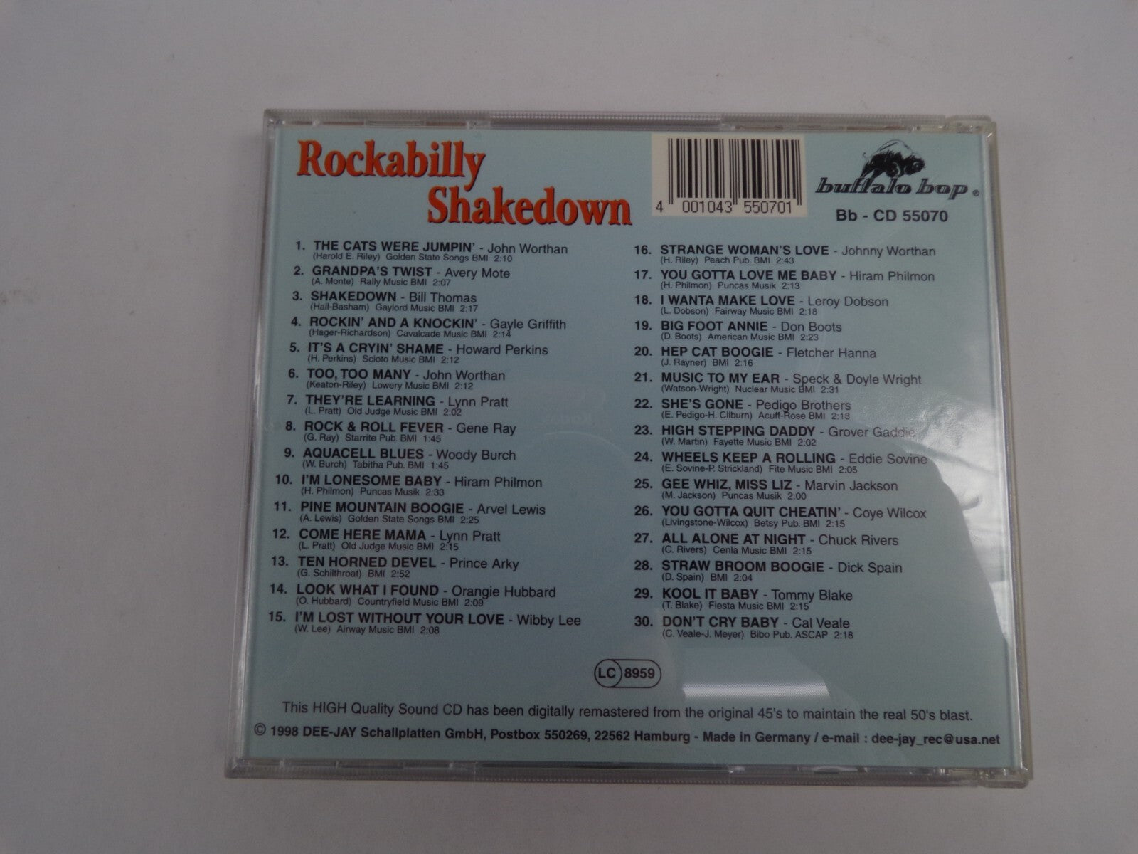Rockabilly Shakedown The Cats Were Jumpin Shakedown Aquacell Blues CD#41