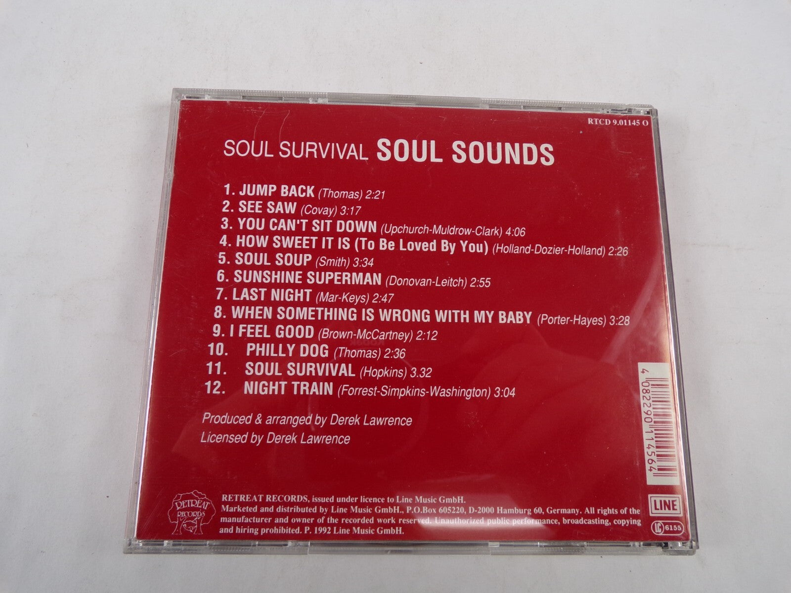 Soul Survival Soul Sounds Jump Back See Saw I Feel Good Night Train CD#56