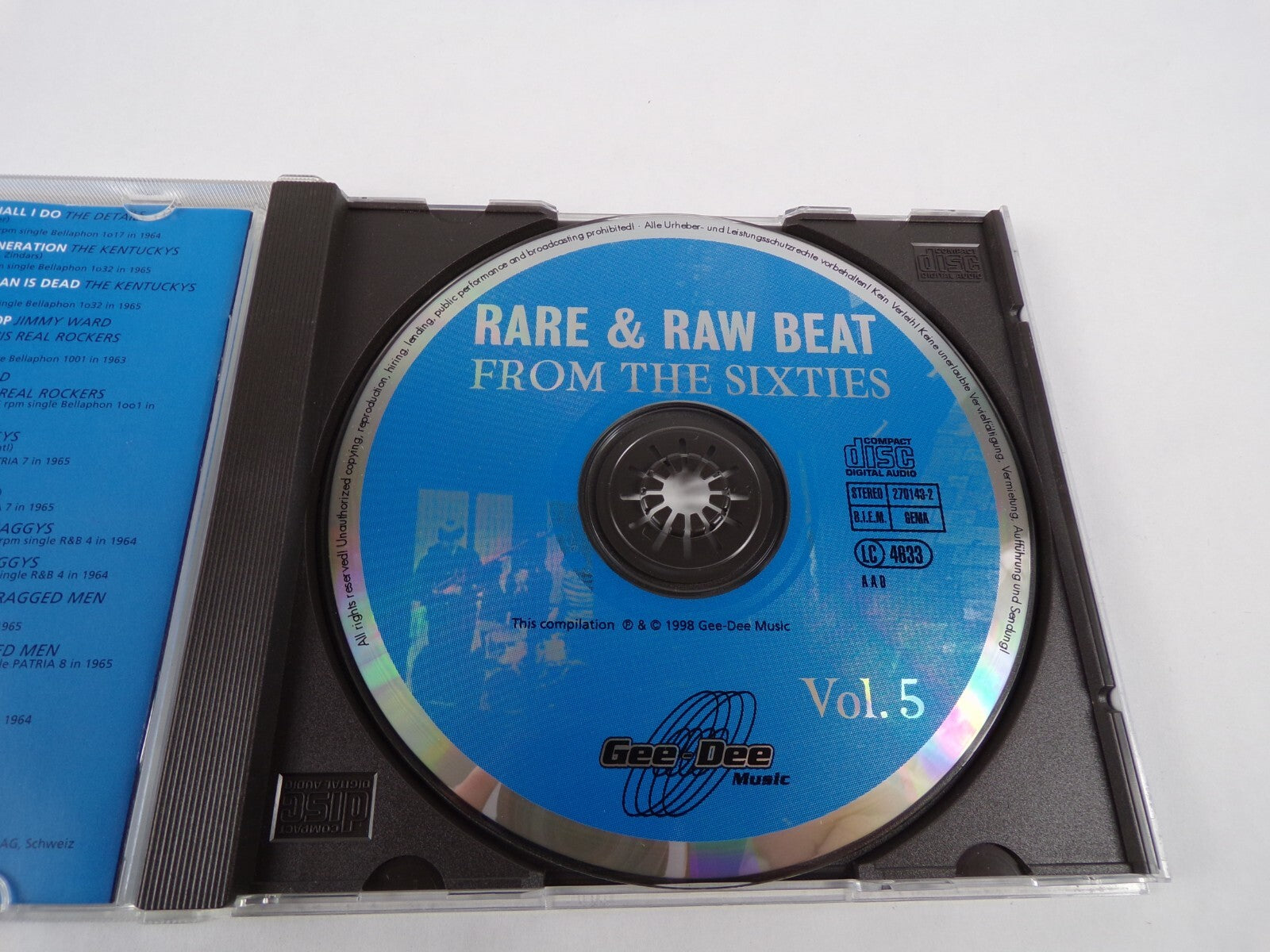 RareRaw Beat FroM The Sixties Vol. 5 Gloria Rag Mop Jerk My Girl Lost John CD#60