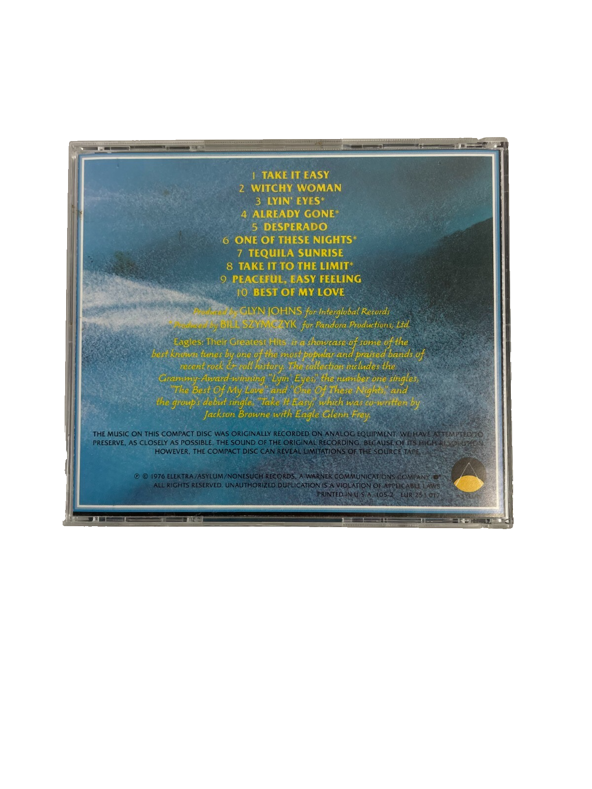 Eagles – Their Greatest Hits 1971-1975 Witchy Woman One Of These Nights CD#29