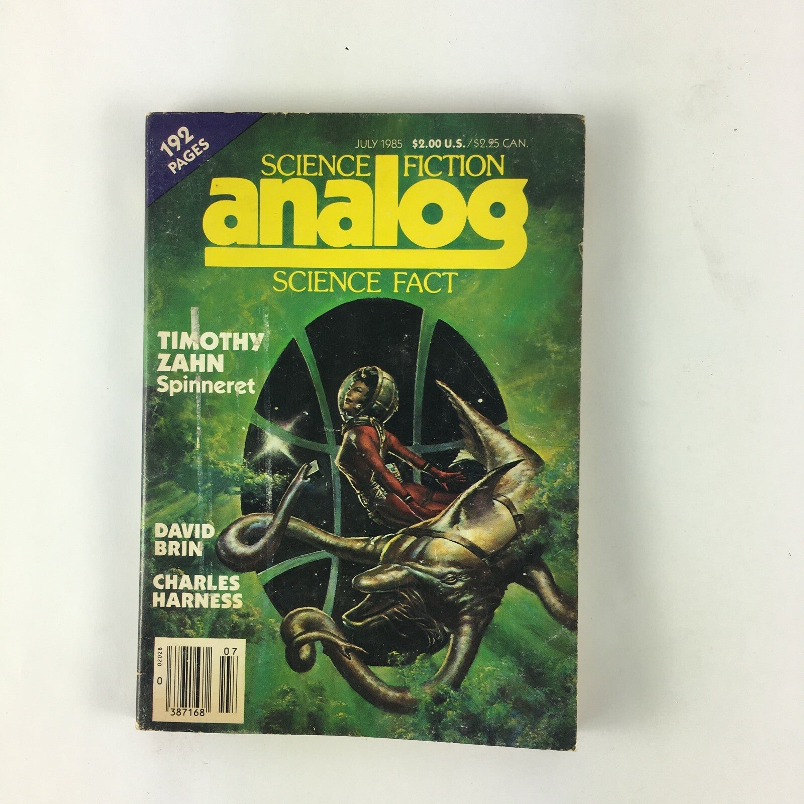 October 1993 Analog Science Fiction Fact Magazine Grant Callin Grey Rollins