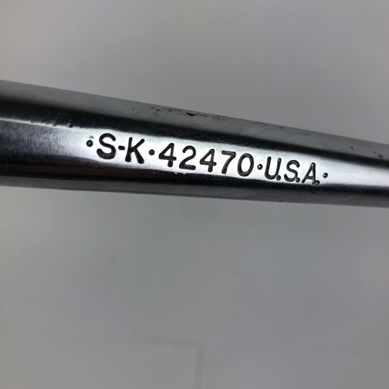 S-K TOOLS 1/2" DRIVE RATCHET - SOCKET WRENCH SK 42470 w 6 Sockets and Extension