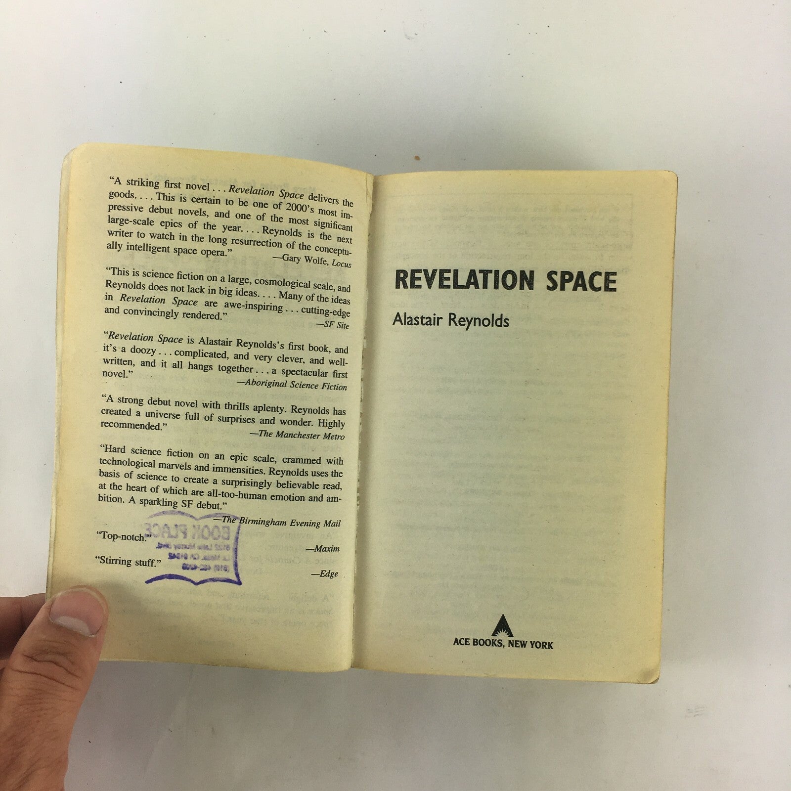 Alastair Reynolds Revelation Space Science Fiction Chronicle