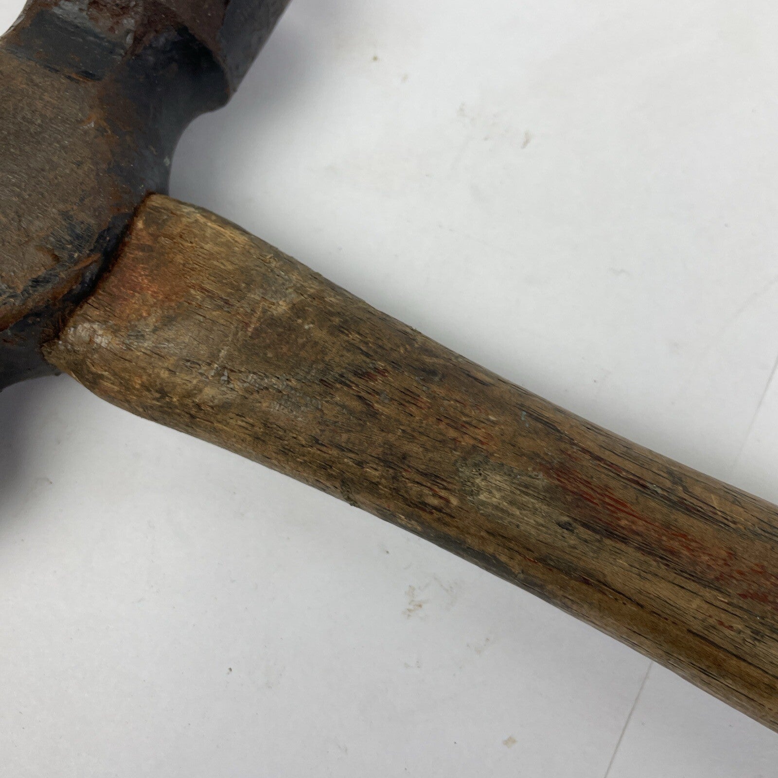 Vintage 33 oz Ball Peen Hammer On Original Hickory 15” Wood Handle