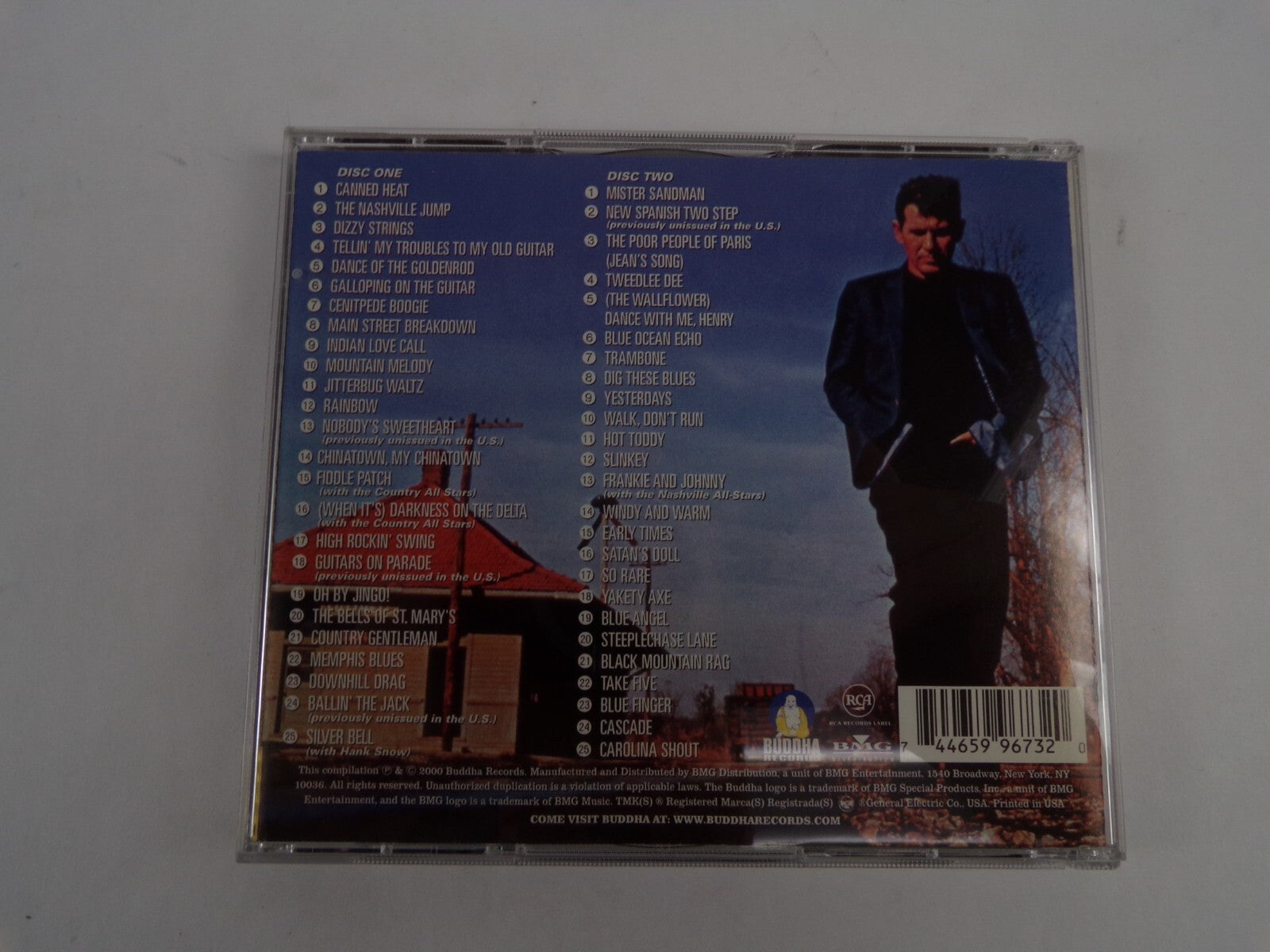 Chet Atkins Guitar Legend Dizzy Strings Rainbow Hot Toddy Slinkey CD#41