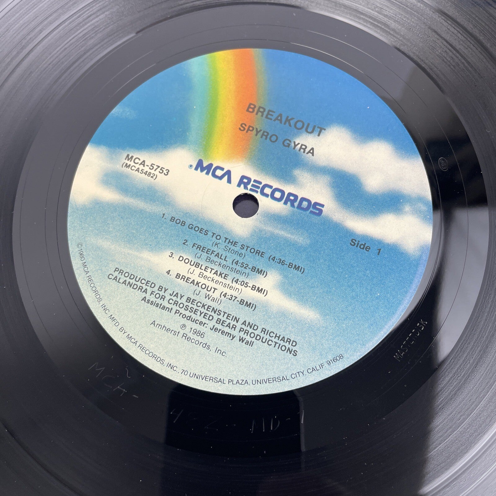 Spyro Gyra " Breakout " Vinyl LP VG+ 1986 MCA MCA-5753 - Promotional copy
