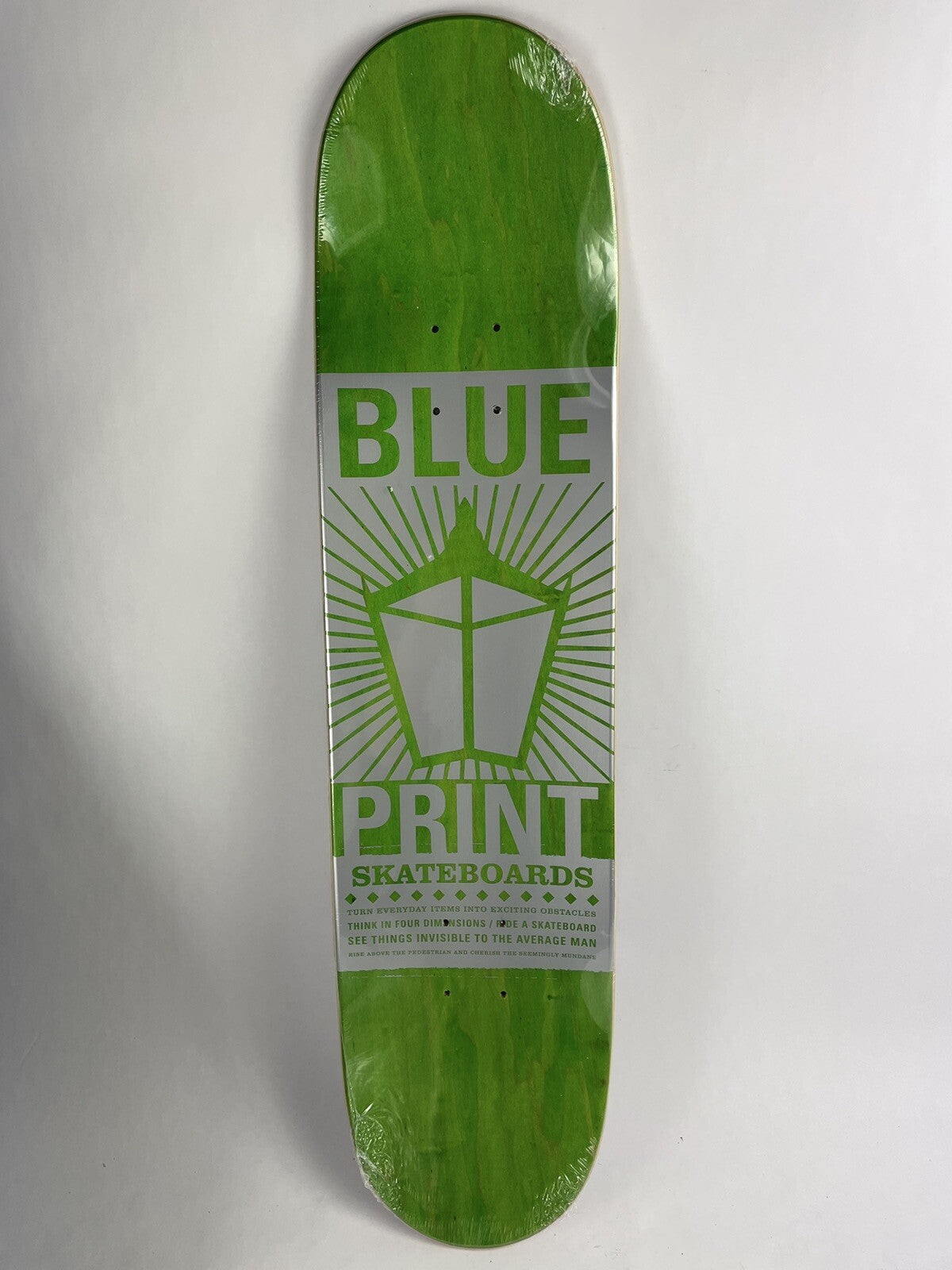 Blueprint Skateboards Courage Color Purple 8-inch hard rock maple skateboard deck.
